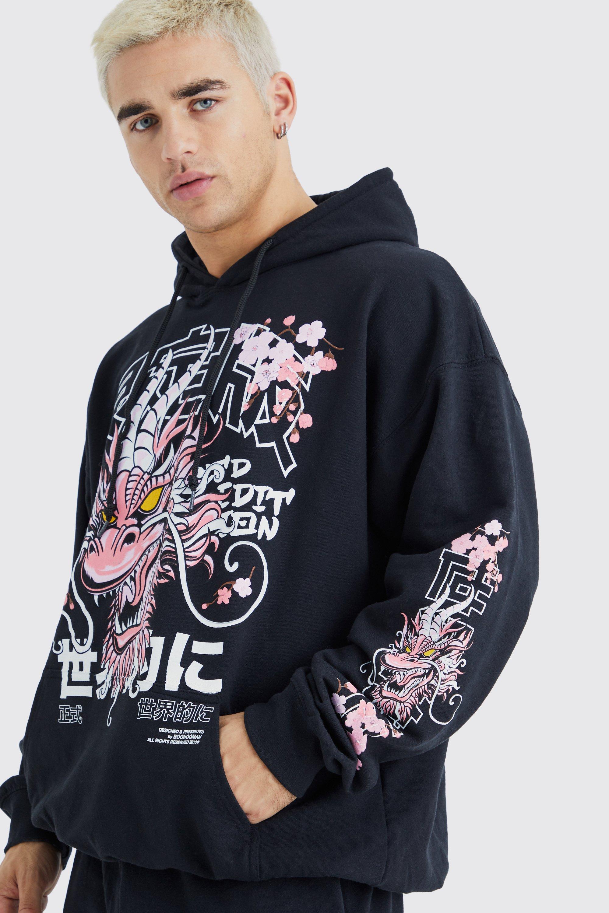 Sudadera discount flores hombre