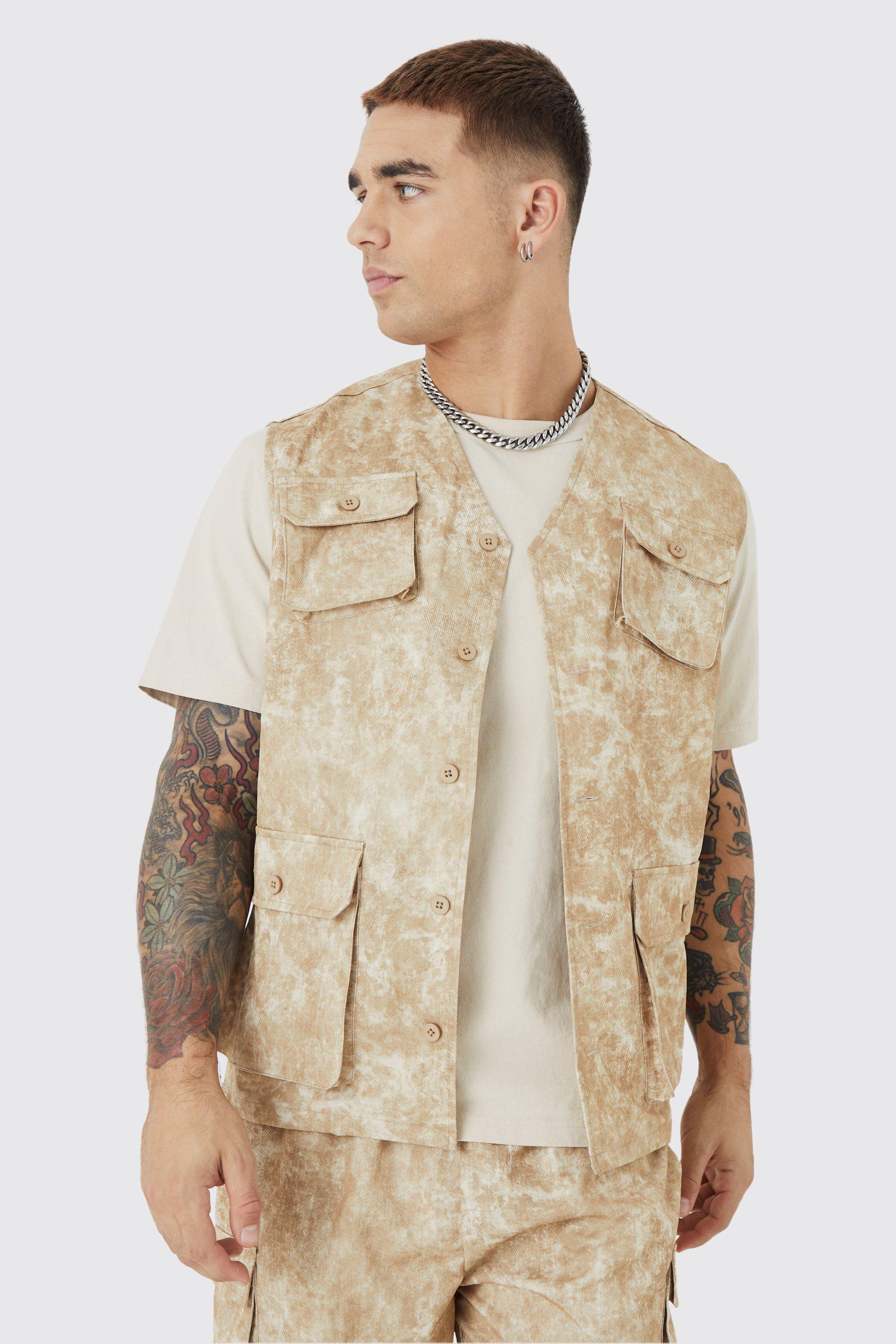 Cargo sleeveless outlet jackets