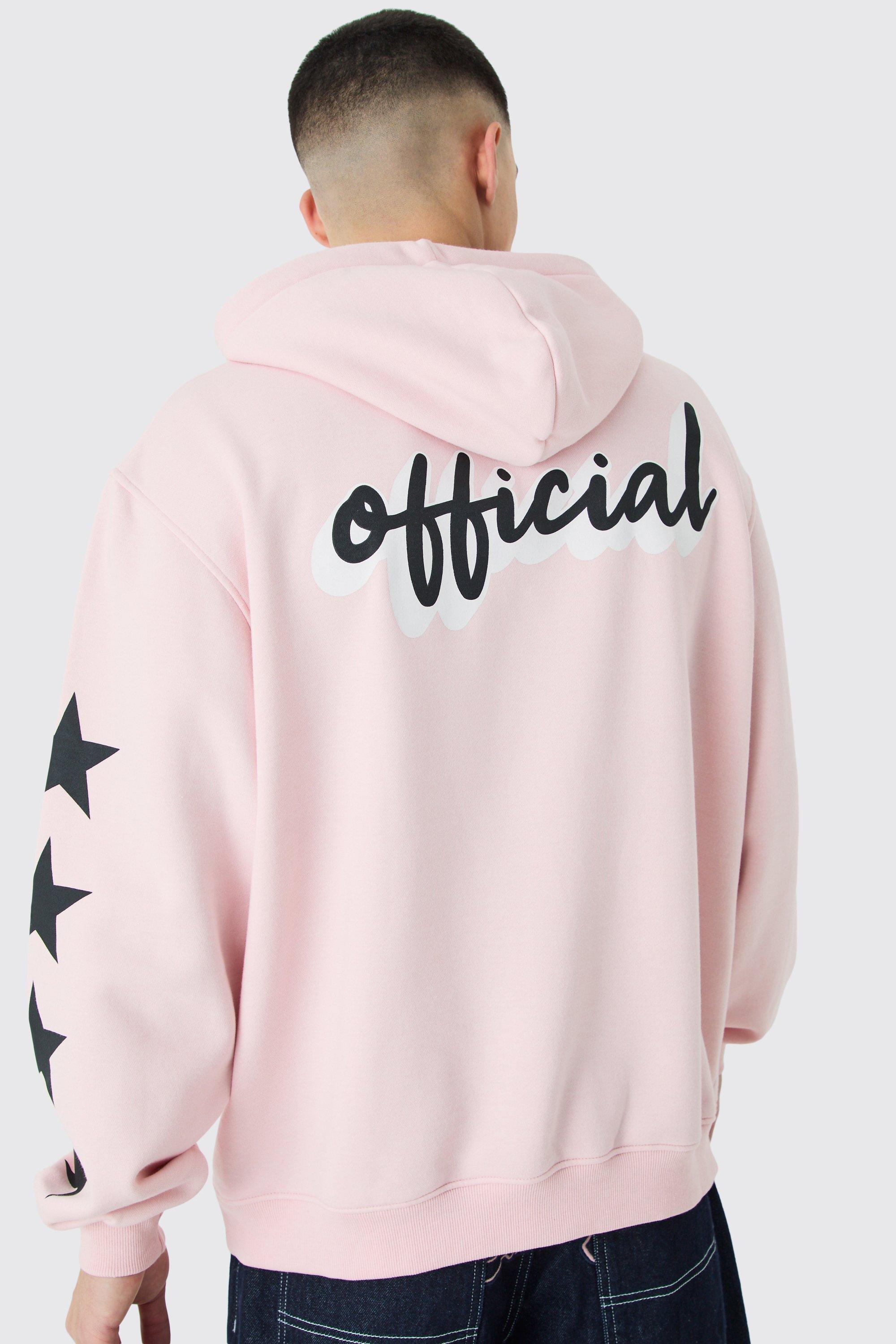 Official Oversized Star Print Hoodie