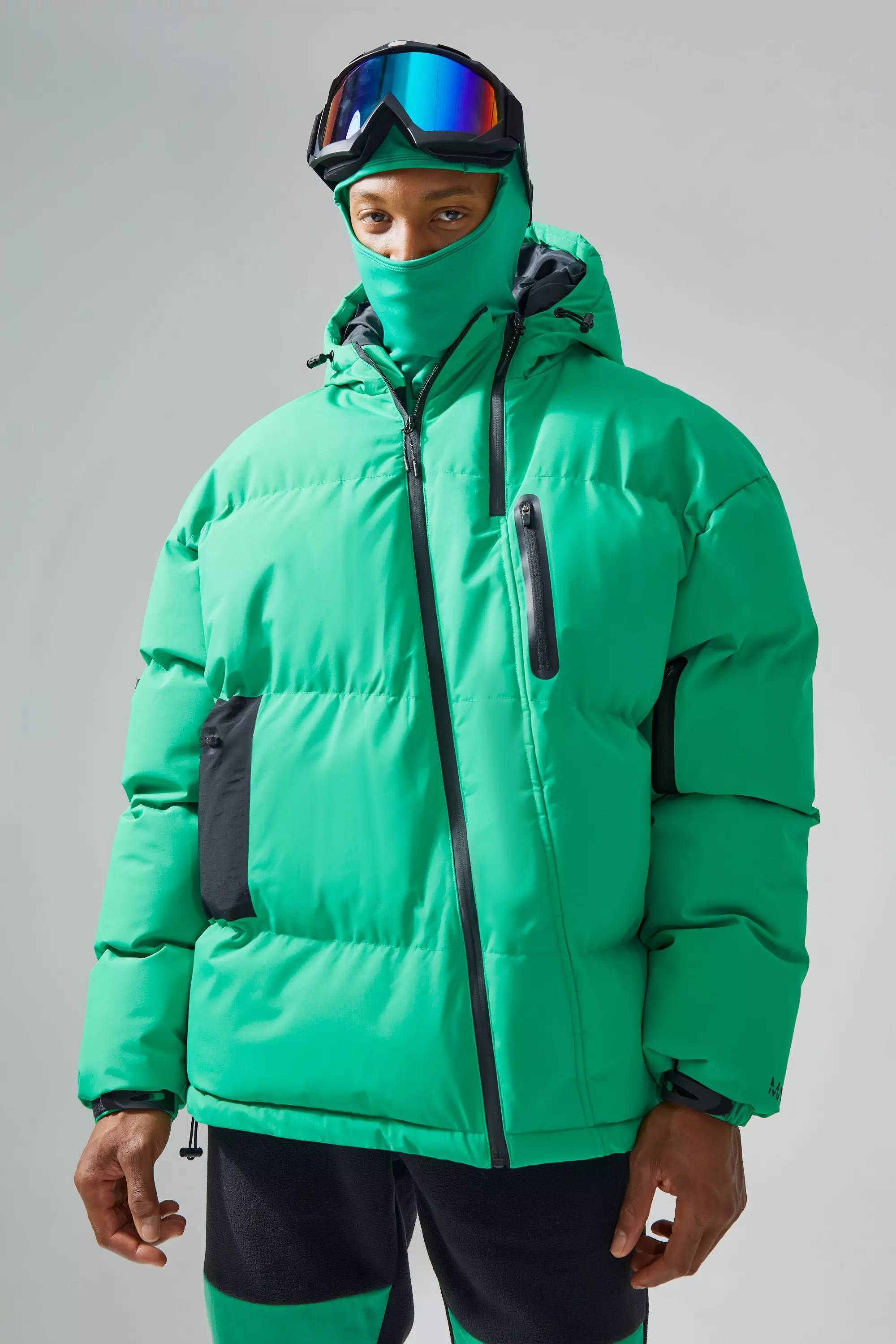 Ski puffer jacket mens store