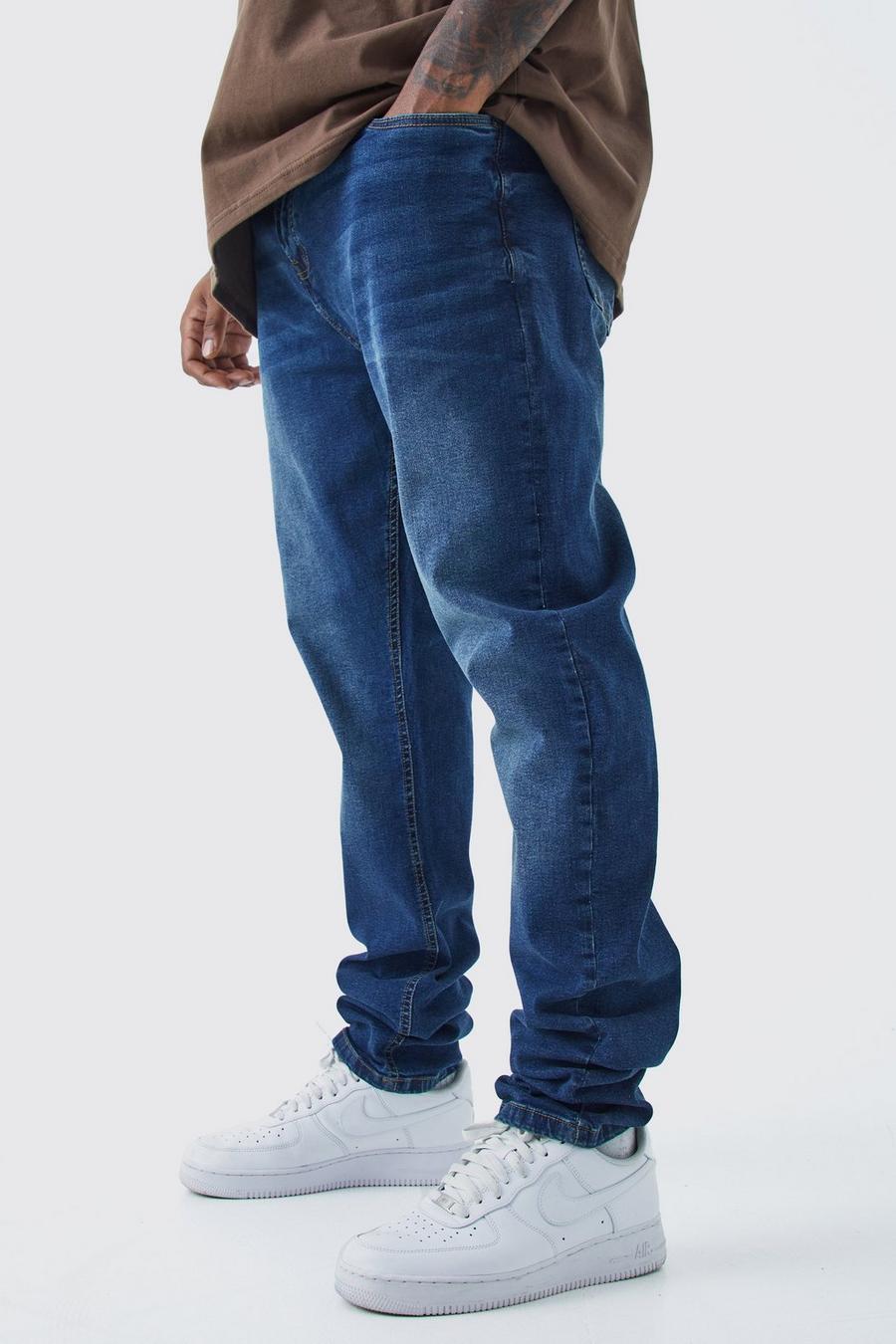 Vintage blue Plus Skinny Stretch Stacked Jeans