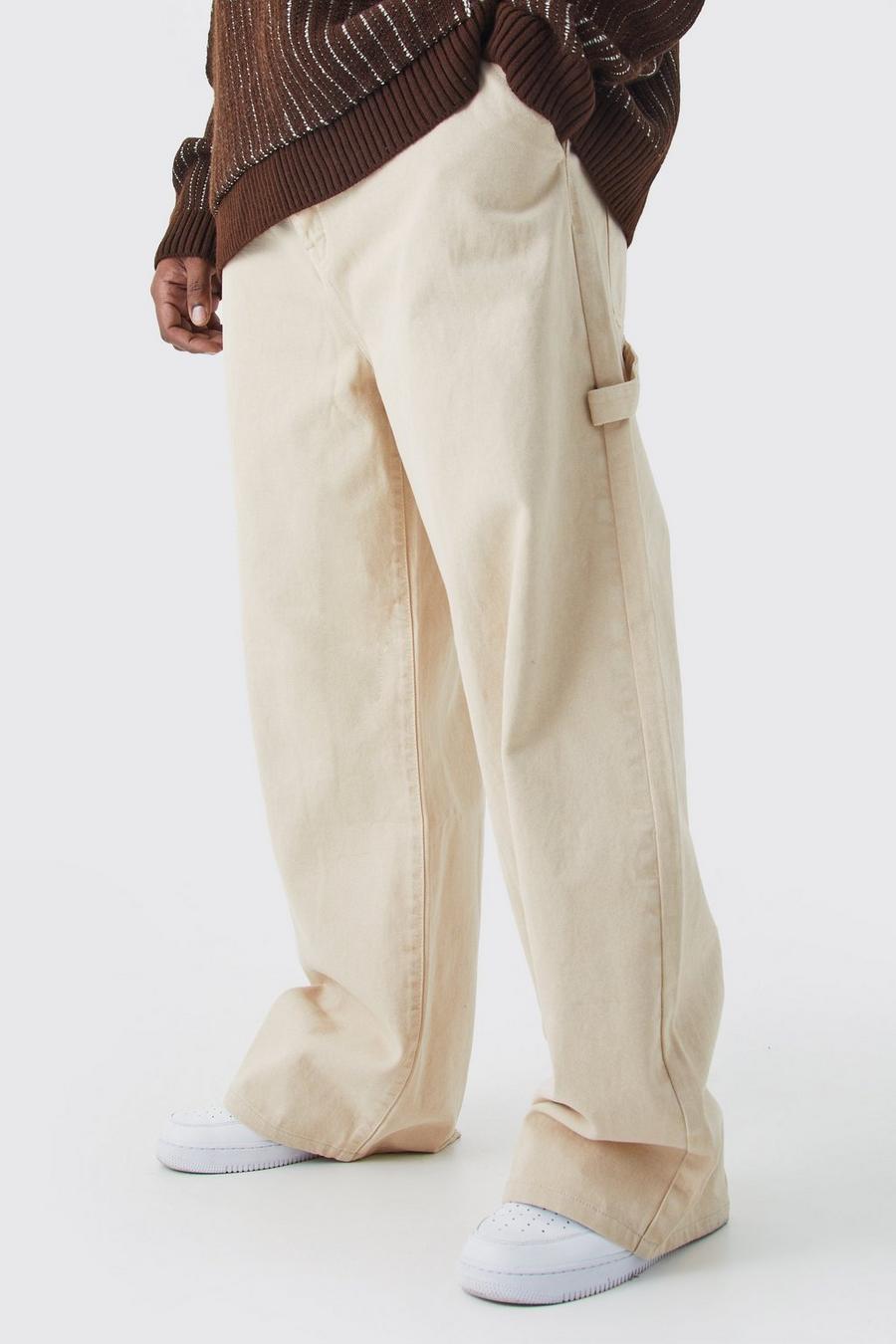 Stone Plus Overdye Baggy Utility Jeans image number 1