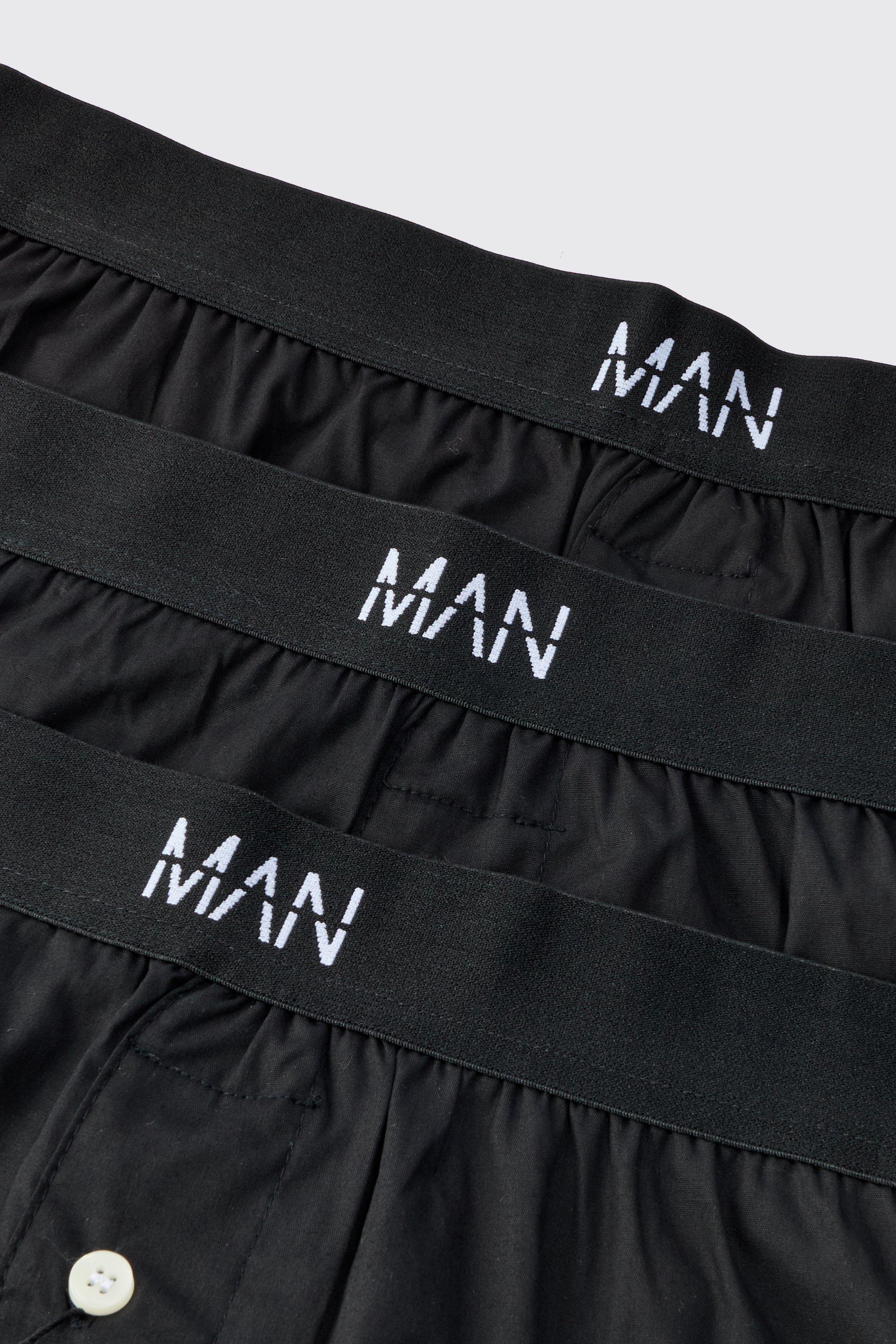 3 Pack Original Man Woven Boxer Shorts