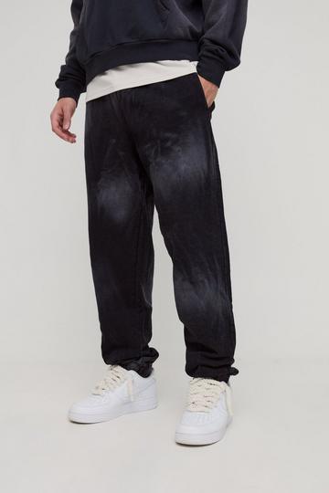 Oversized Heavy Washed Jogger black