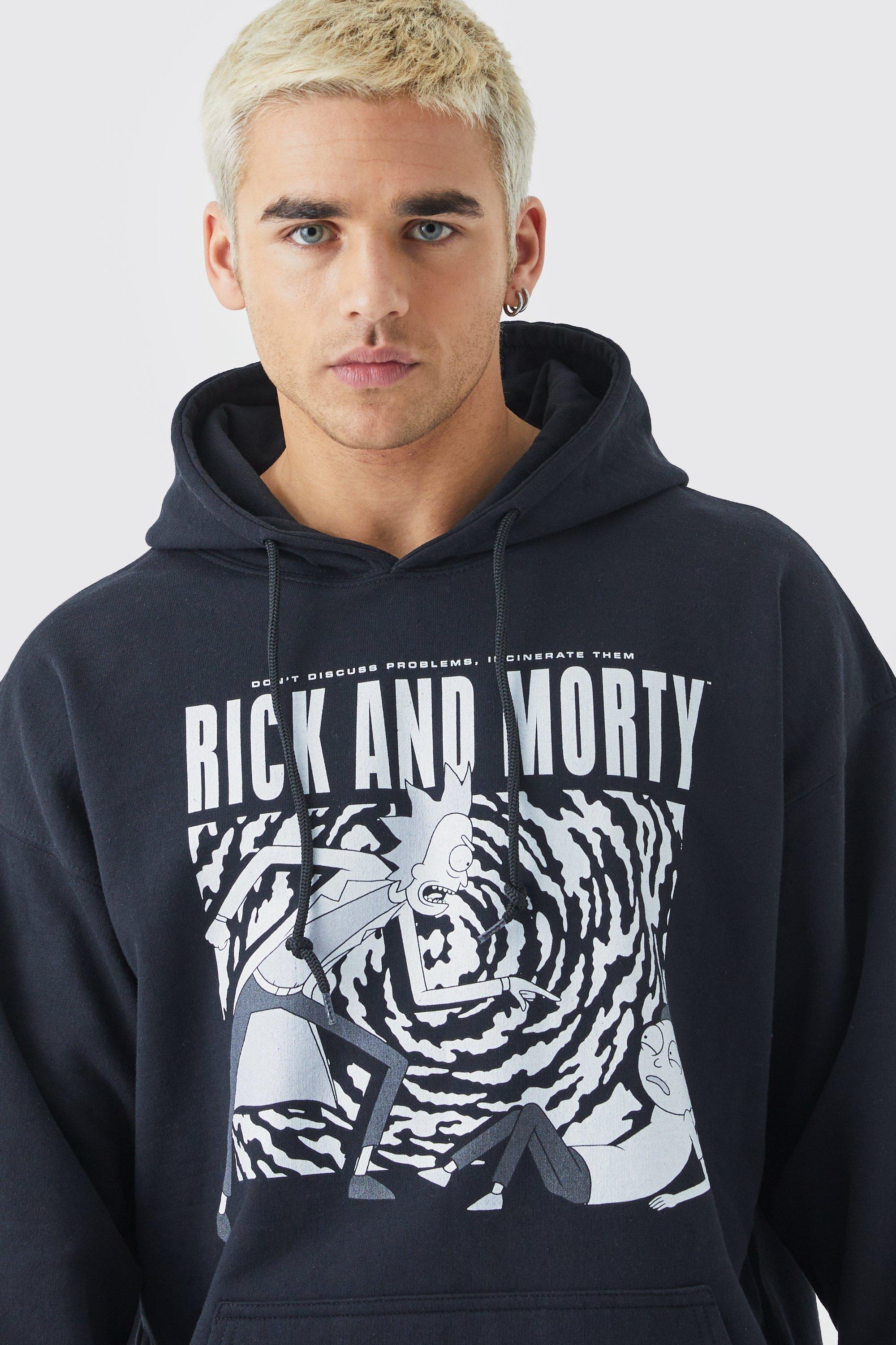 Sudadera rick y online morty gris