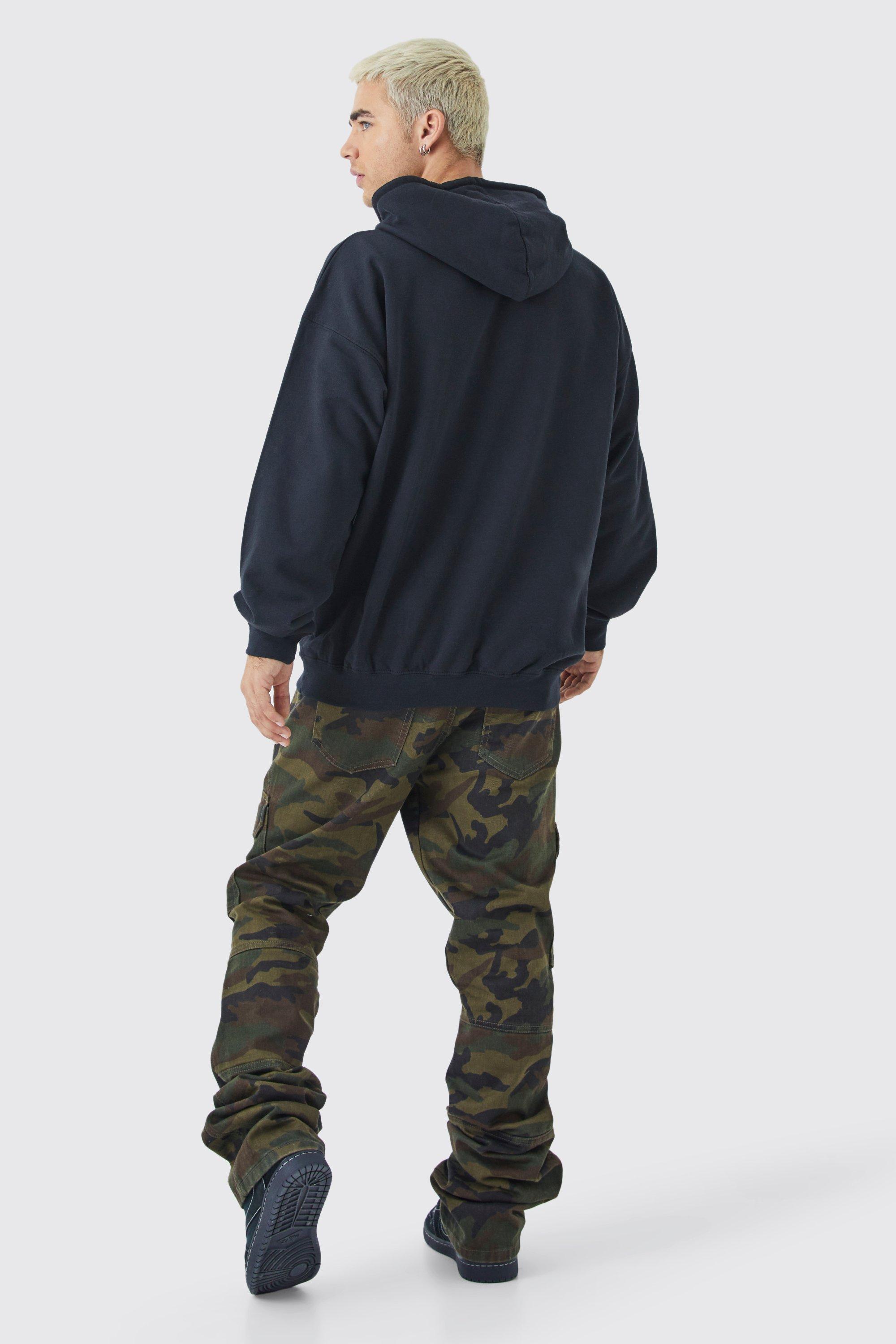 Oversized Iron Maiden License Hoodie | boohoo