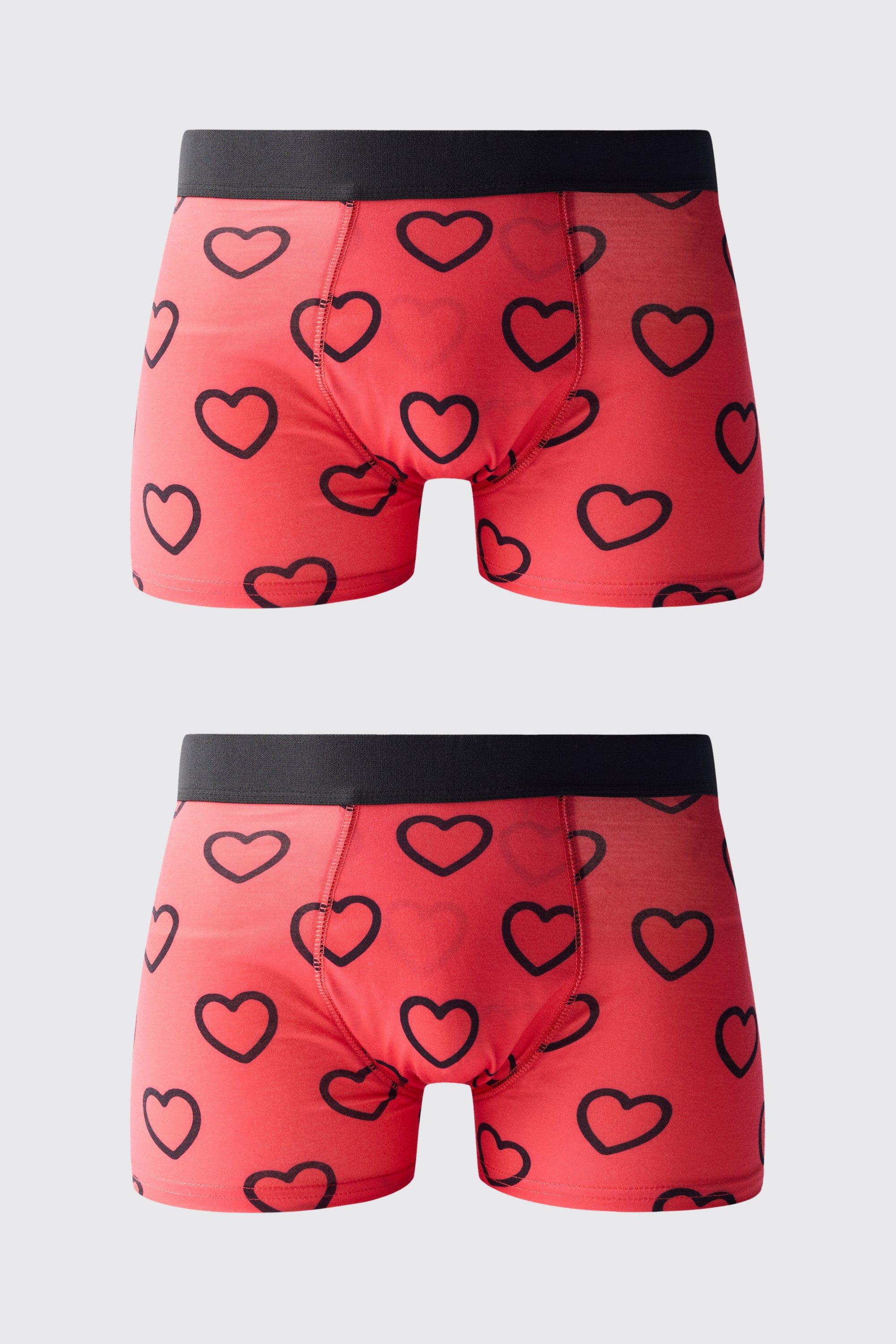 Valentine's Day gift men - Boxer shorts with hearts - BodywearStore