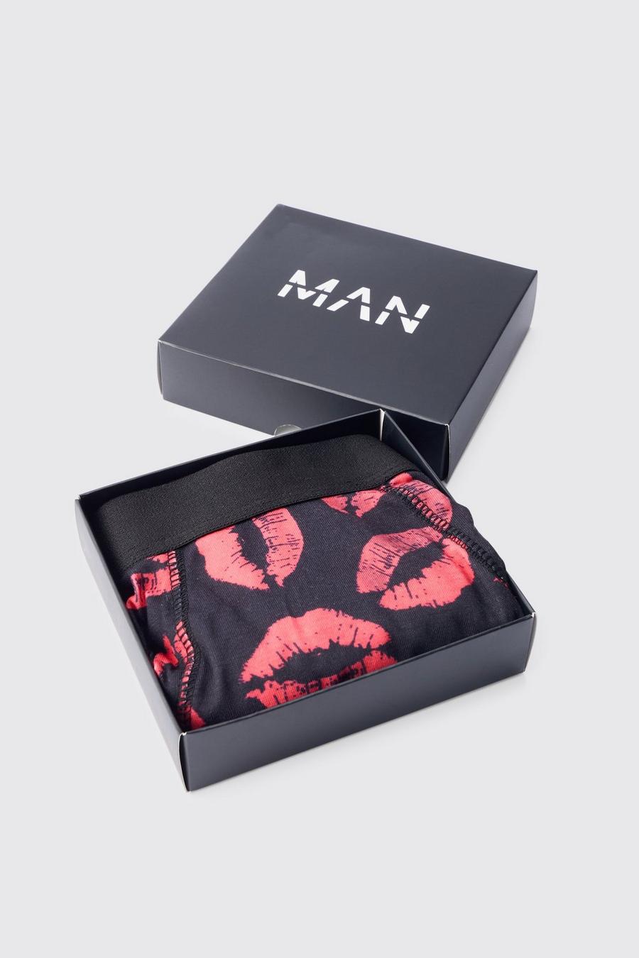 Black Lips Boxer Gift Set