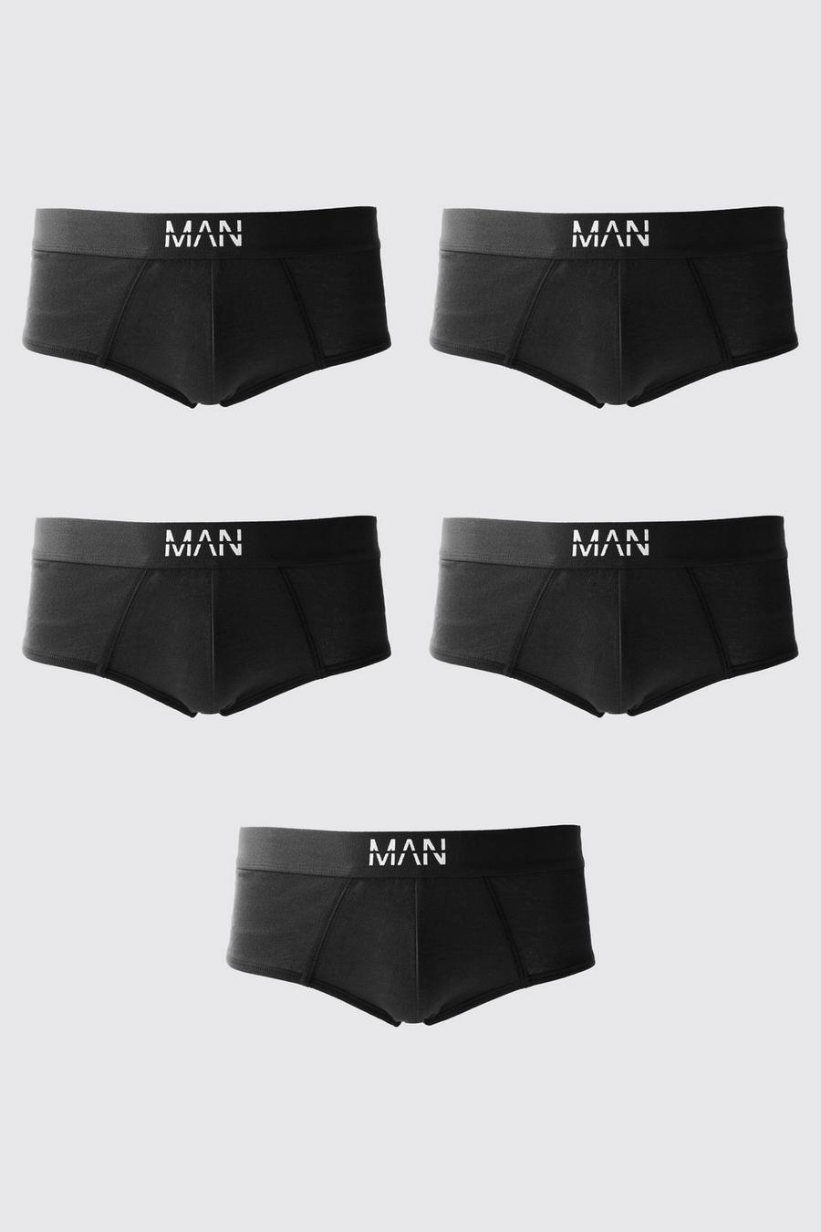 Black MAN Dash Briefs (5-pack) image number 1