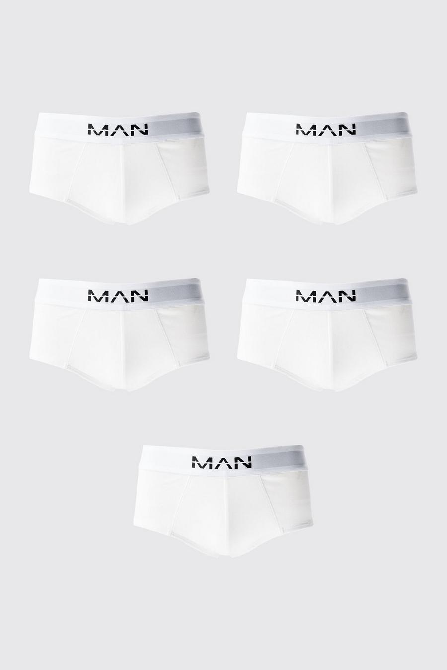 Lot de 5 slips - MAN, White image number 1