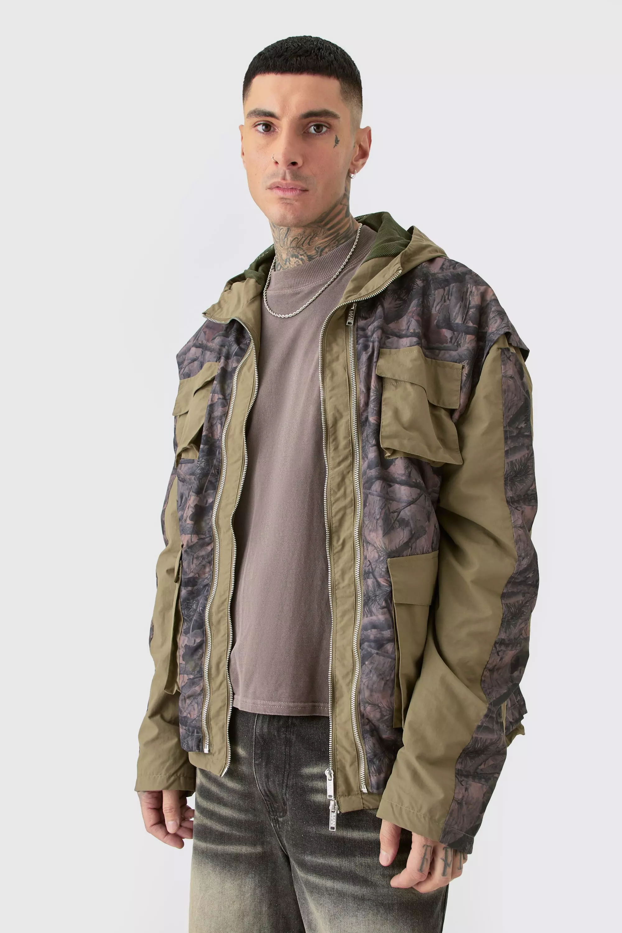 Camo utility jacket hotsell