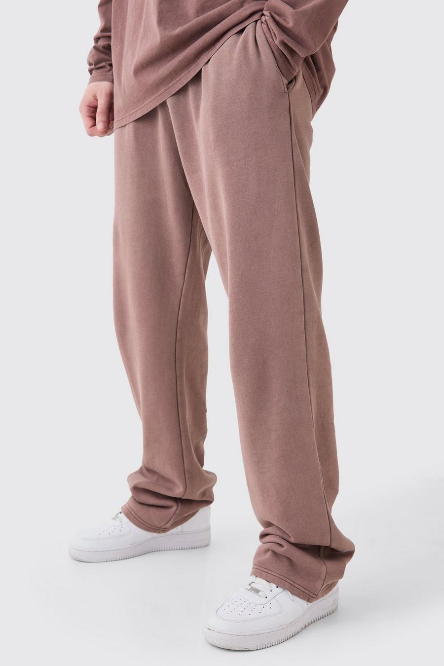 Chocolate Tall Relaxed Fit Laundered Wash Jogger