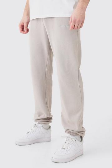 Grey Tall Core Fit Official Laundered Wash Jogger