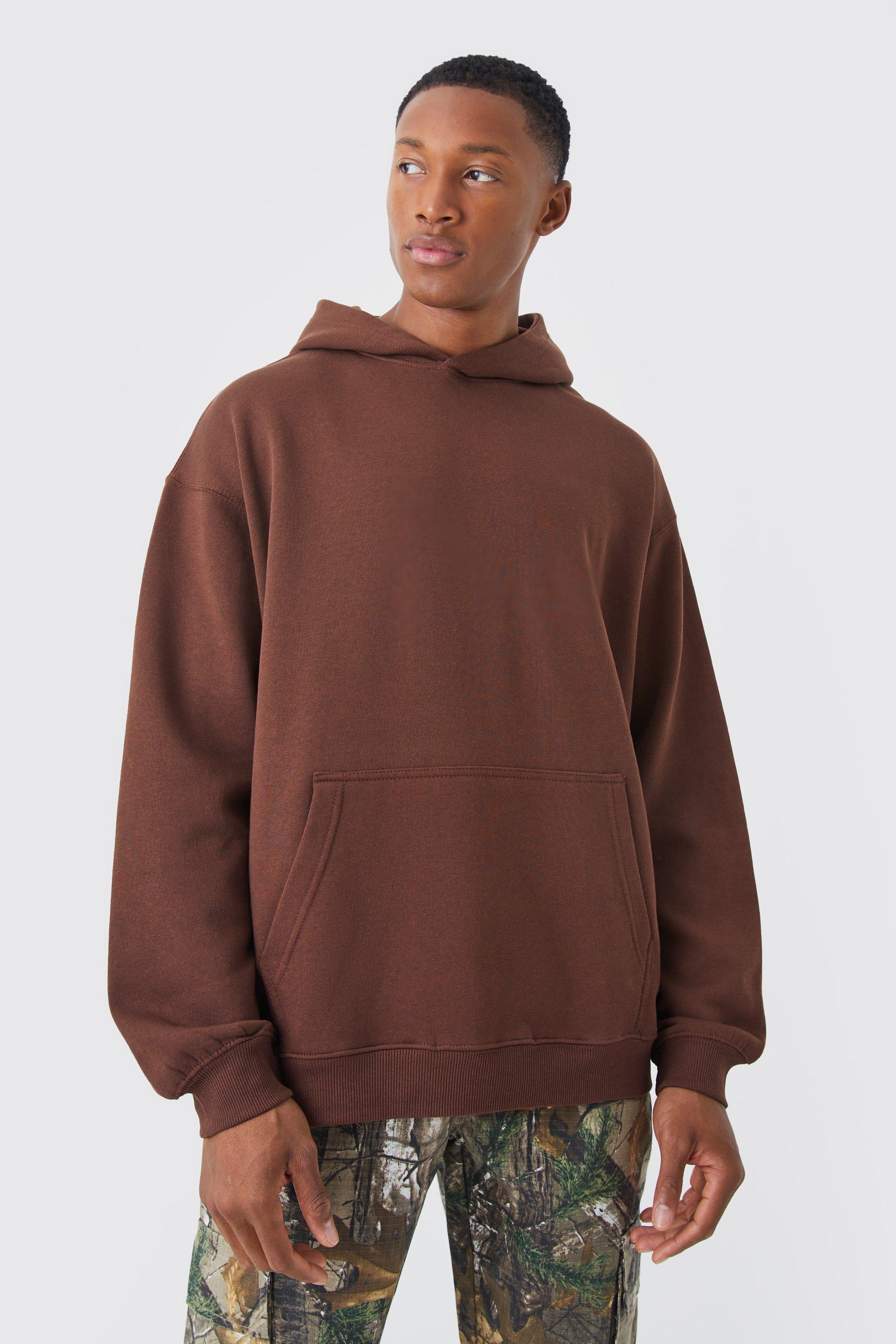 Chocolate color online hoodie