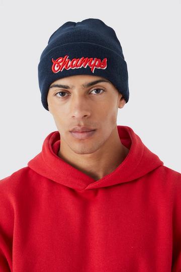 Champs Varsity Beanie navy