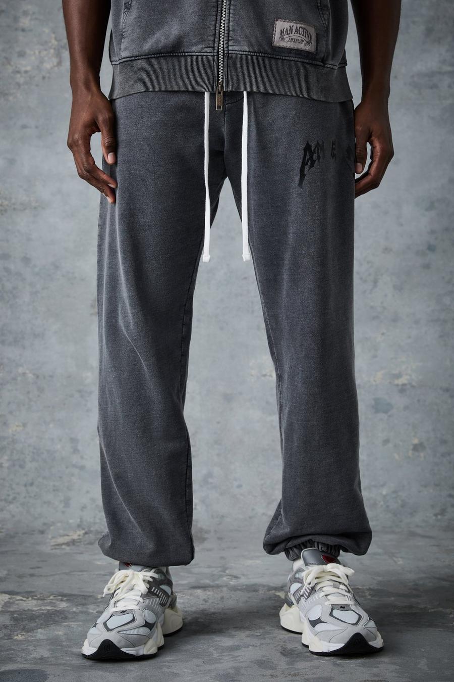 Black Man Active Washed Rest Day Sweatpant