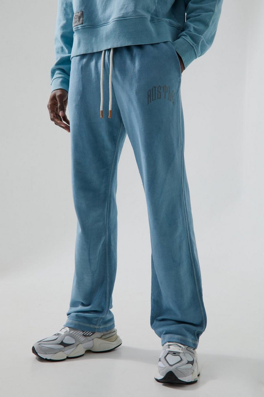 Blue Man Active Relaxed Washed Rest Day Jogger image number 1