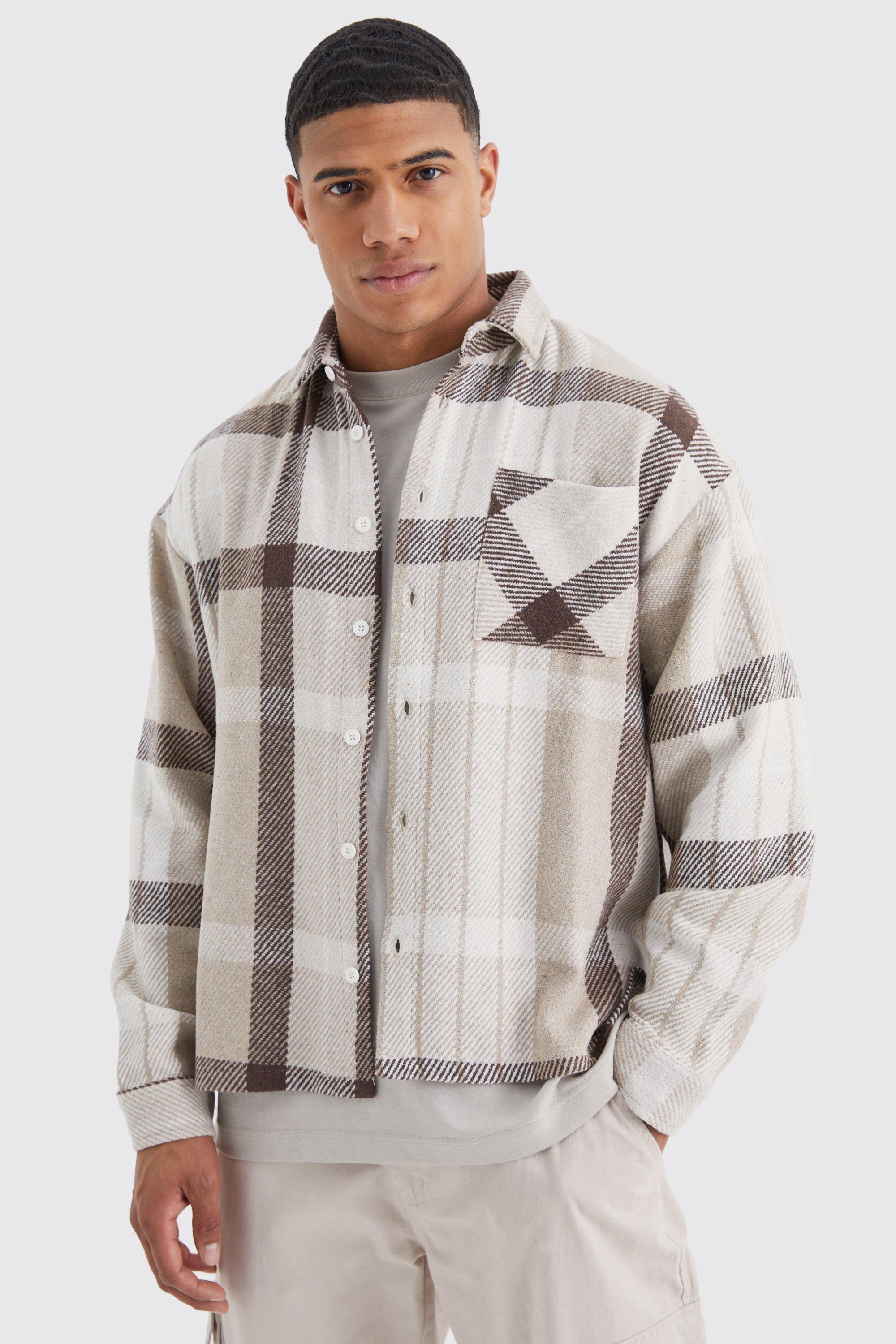 Flannel jacket oversized best sale