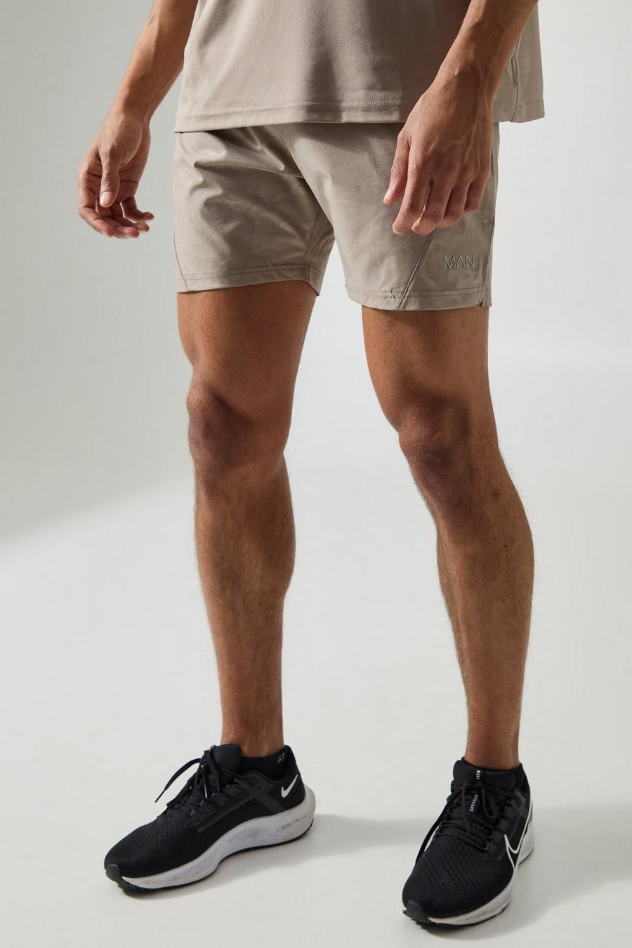 Sand Man Active Camouflage Print Shorts image number 1