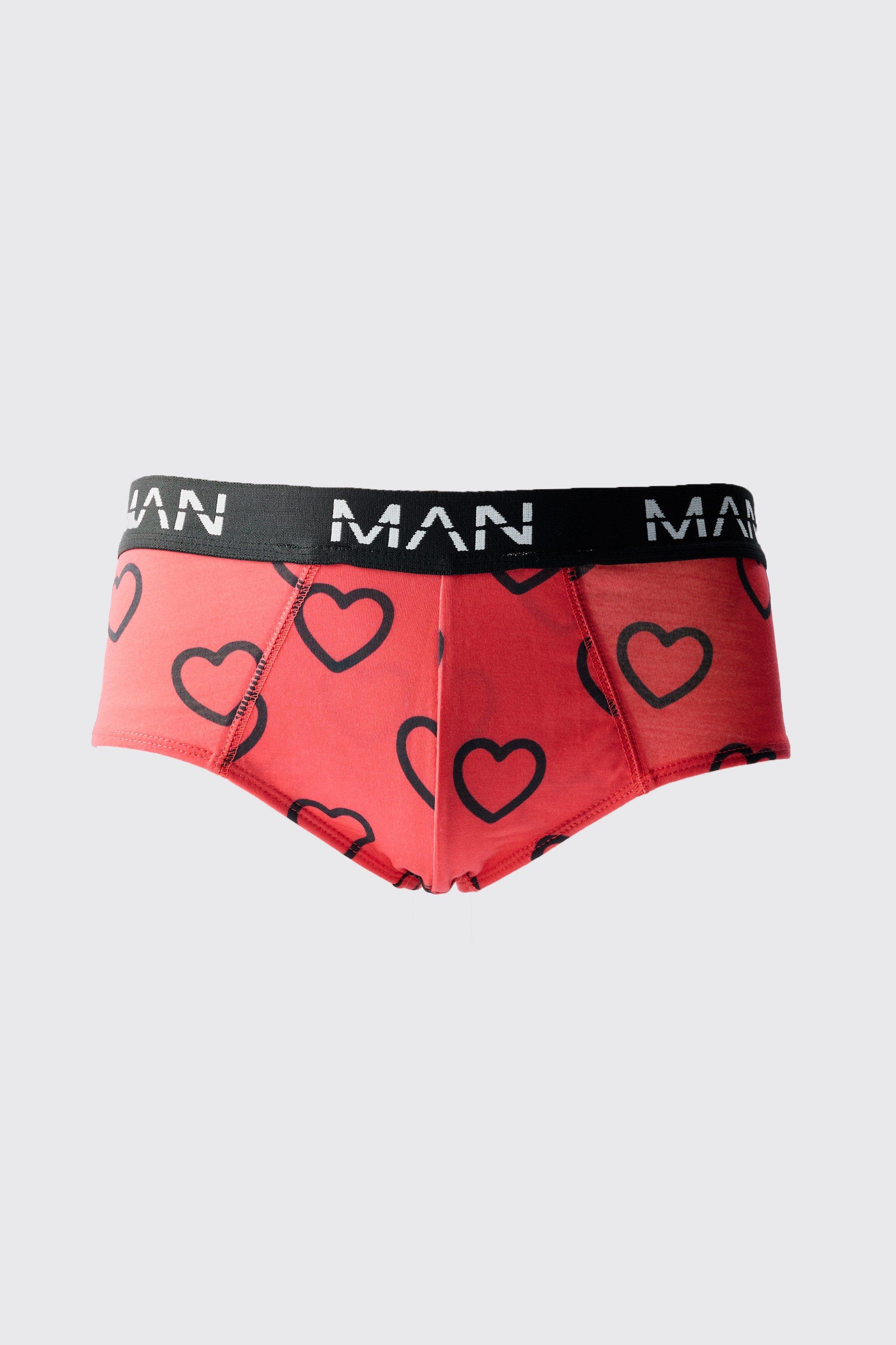 Caleçon coeur homme hot sale