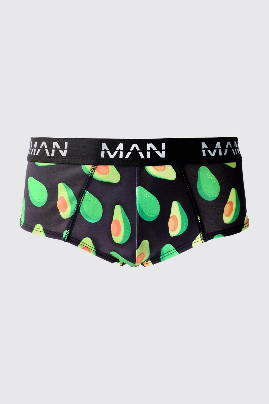 Slip Man con stampa di avocado, Multi image number 1