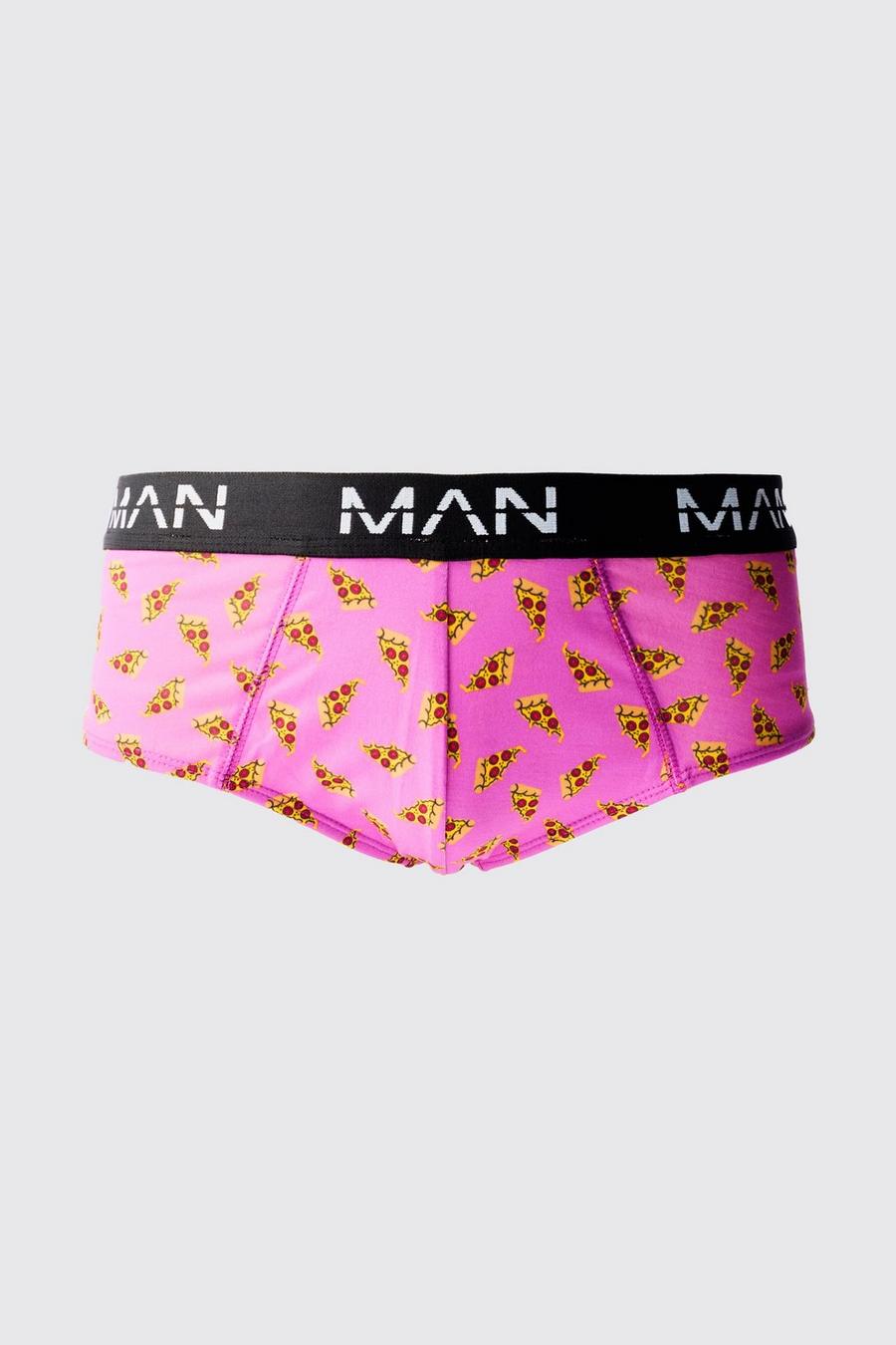 Multi Man Pizza Briefs med tryck image number 1