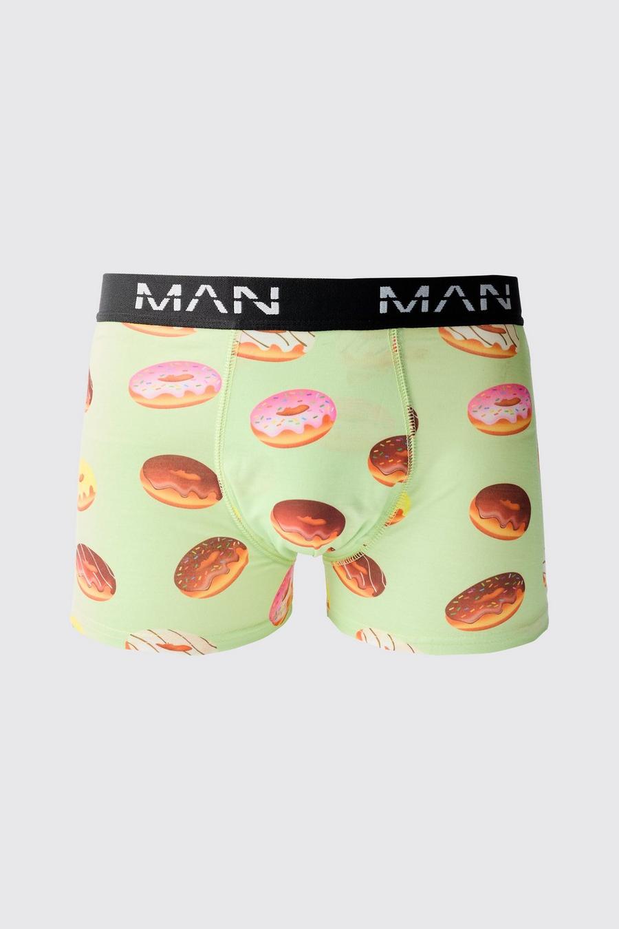 Multi Man Donut Printed Boxers