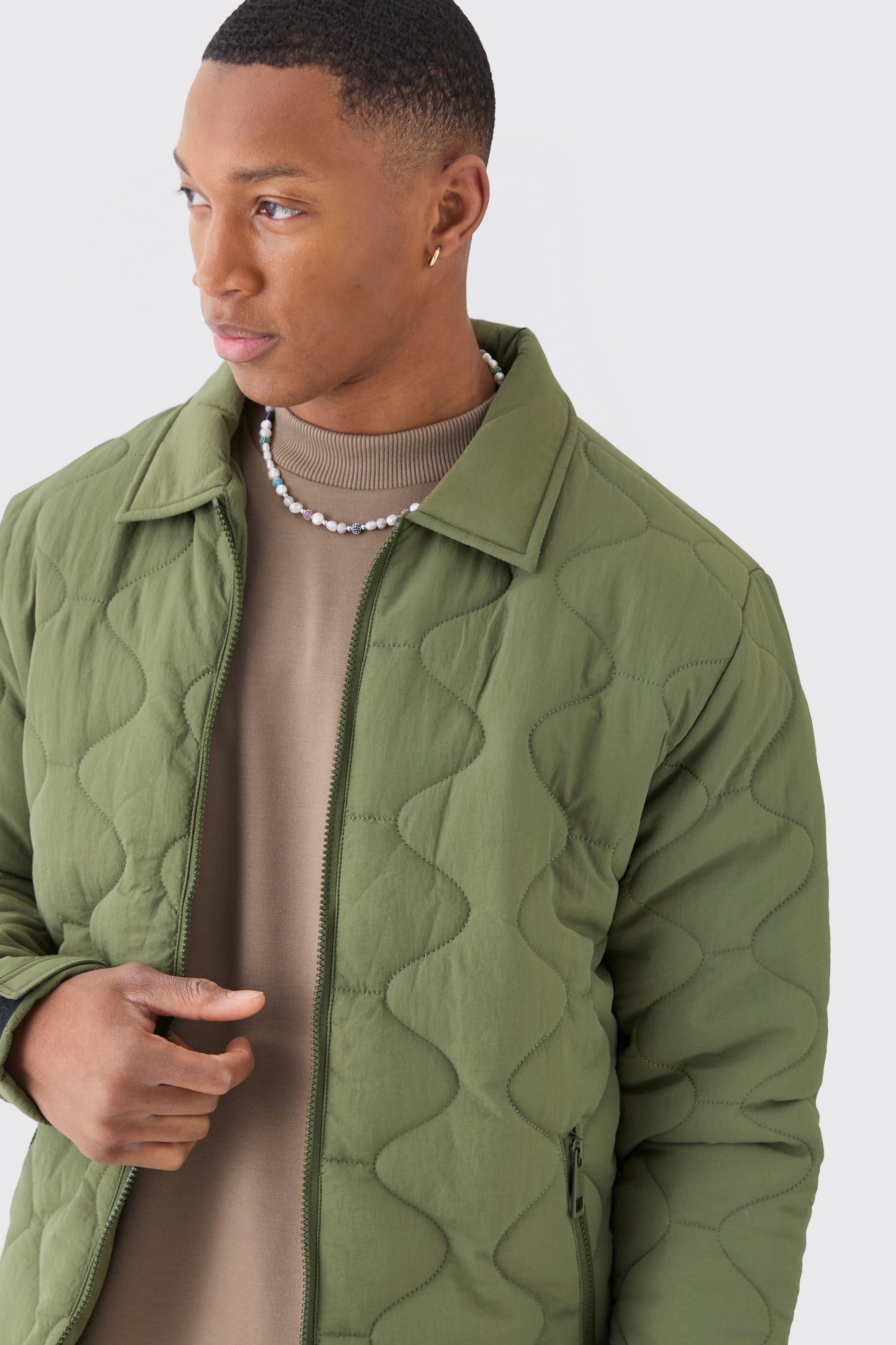 Onion Quilted Collared Jacket