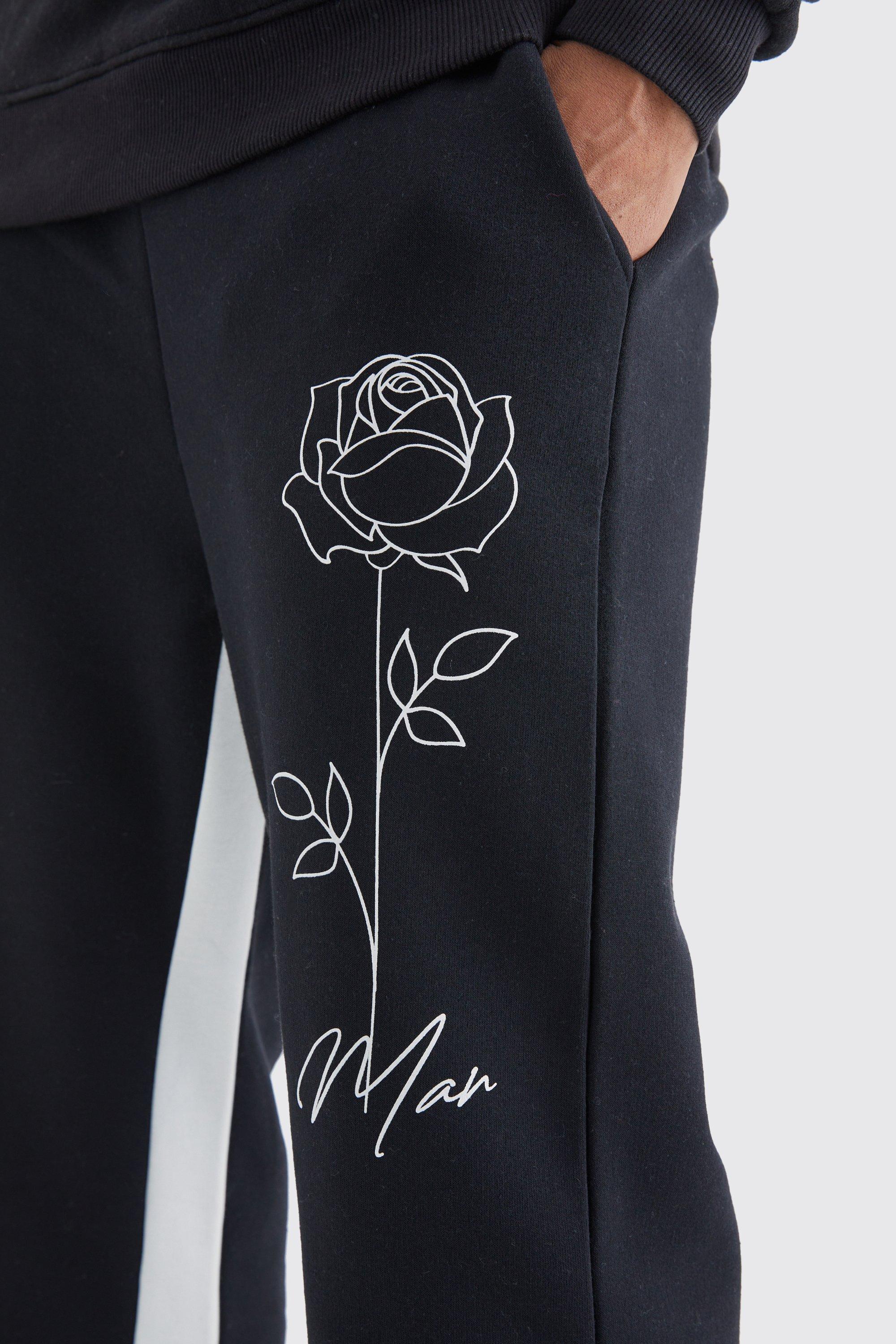 Sweatpants 2024 with roses