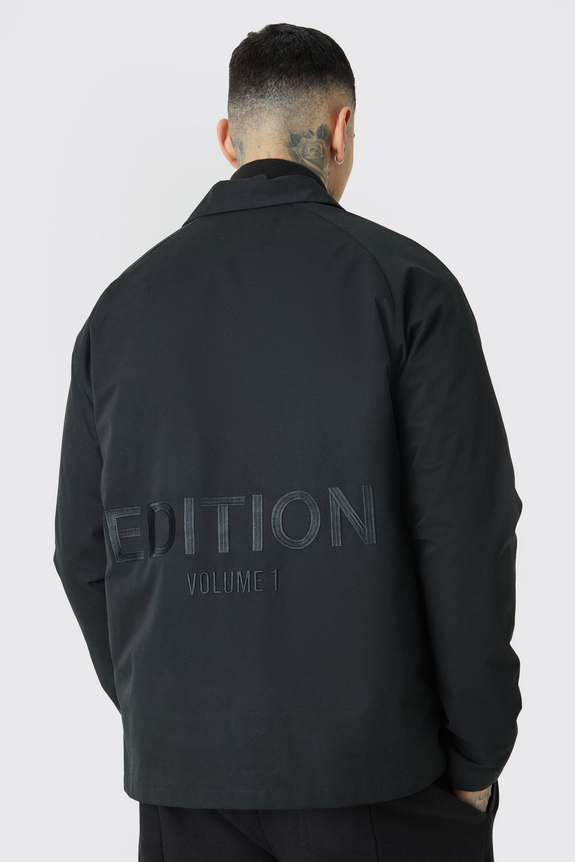 Tall EDITION Heavyweight Twill Embroidered Coach Jacket