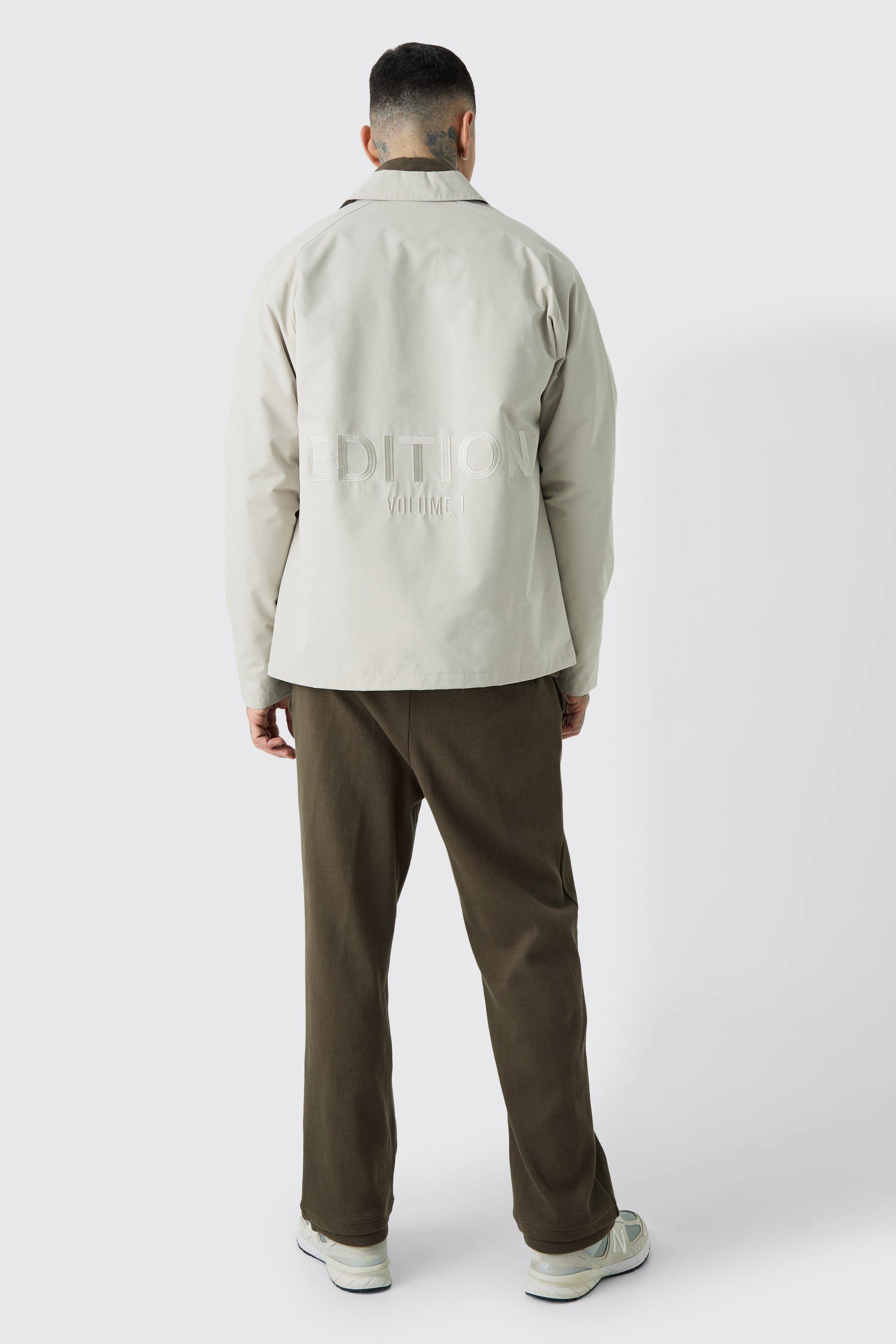 Tall EDITION Heavyweight Twill Embroidered Coach Jacket