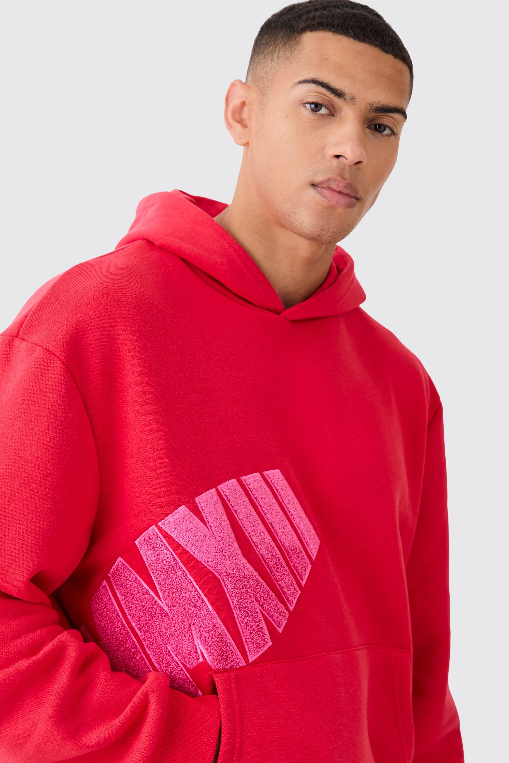 Oversized Boxy Borg Applique Hoodie