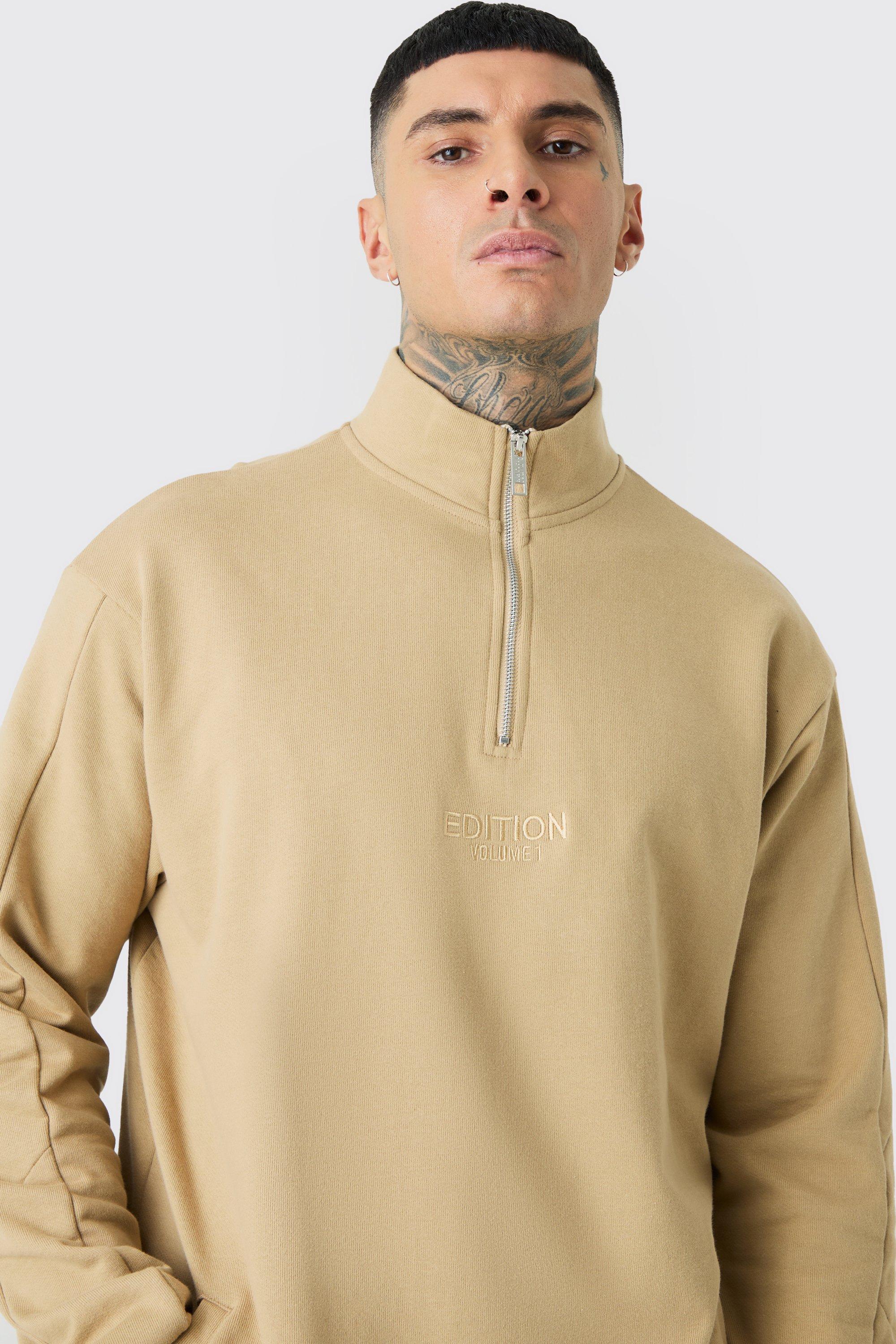 Oversized funnel neck sweatshirt hotsell