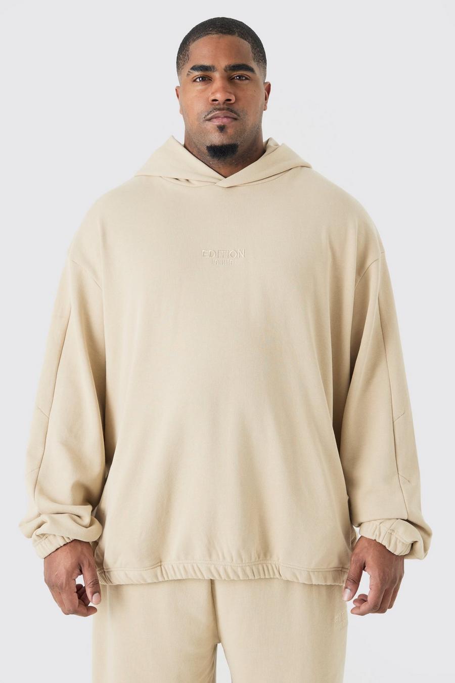 Stone Plus EDITION Oversized Heavyweight Hoodie image number 1