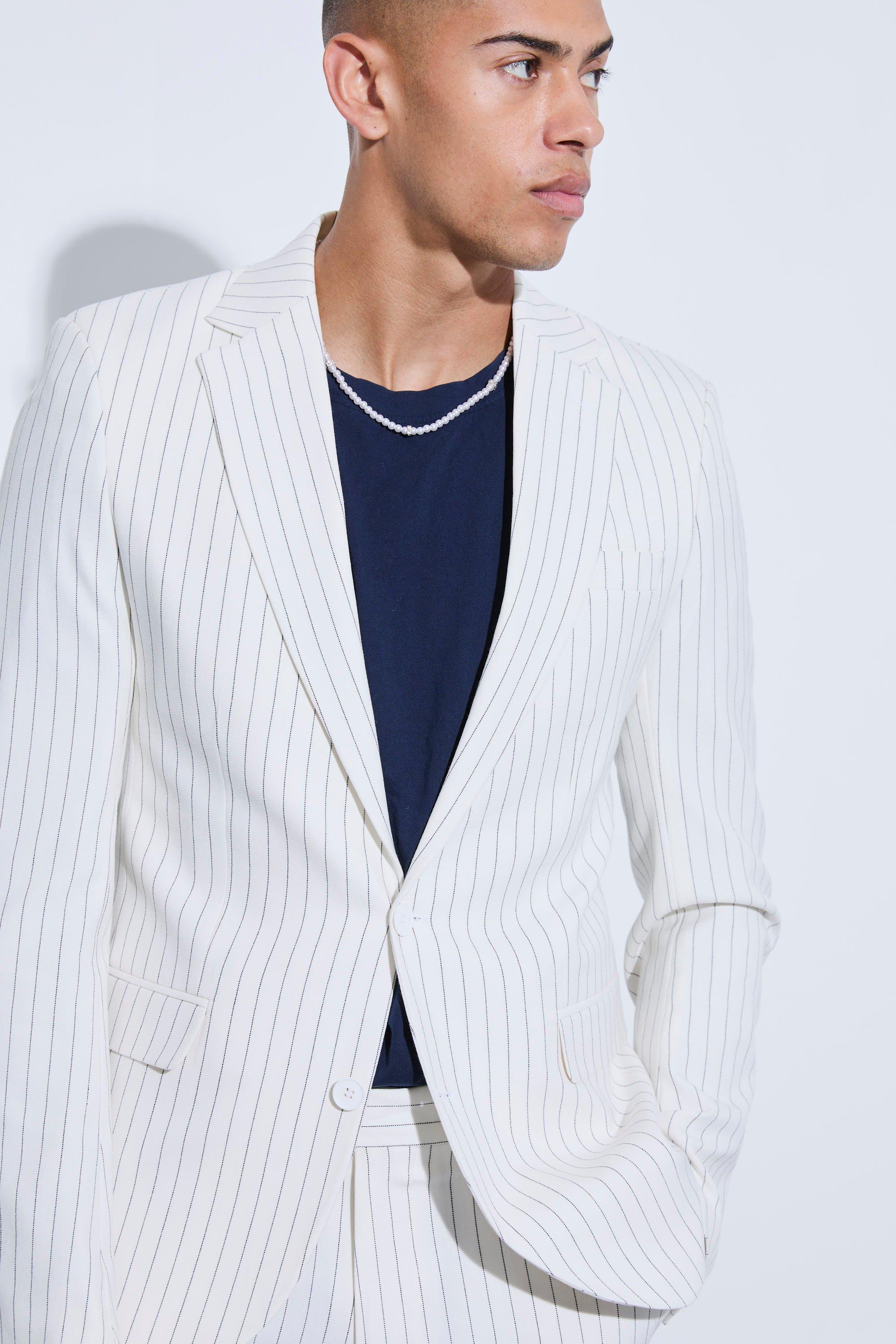 Long striped outlet blazer