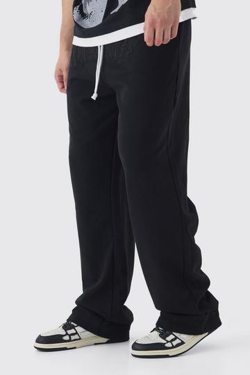 Tall Relaxed Fit Waffle Homme Jogger black