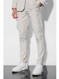 Stone Skinny Fit Suit Trousers