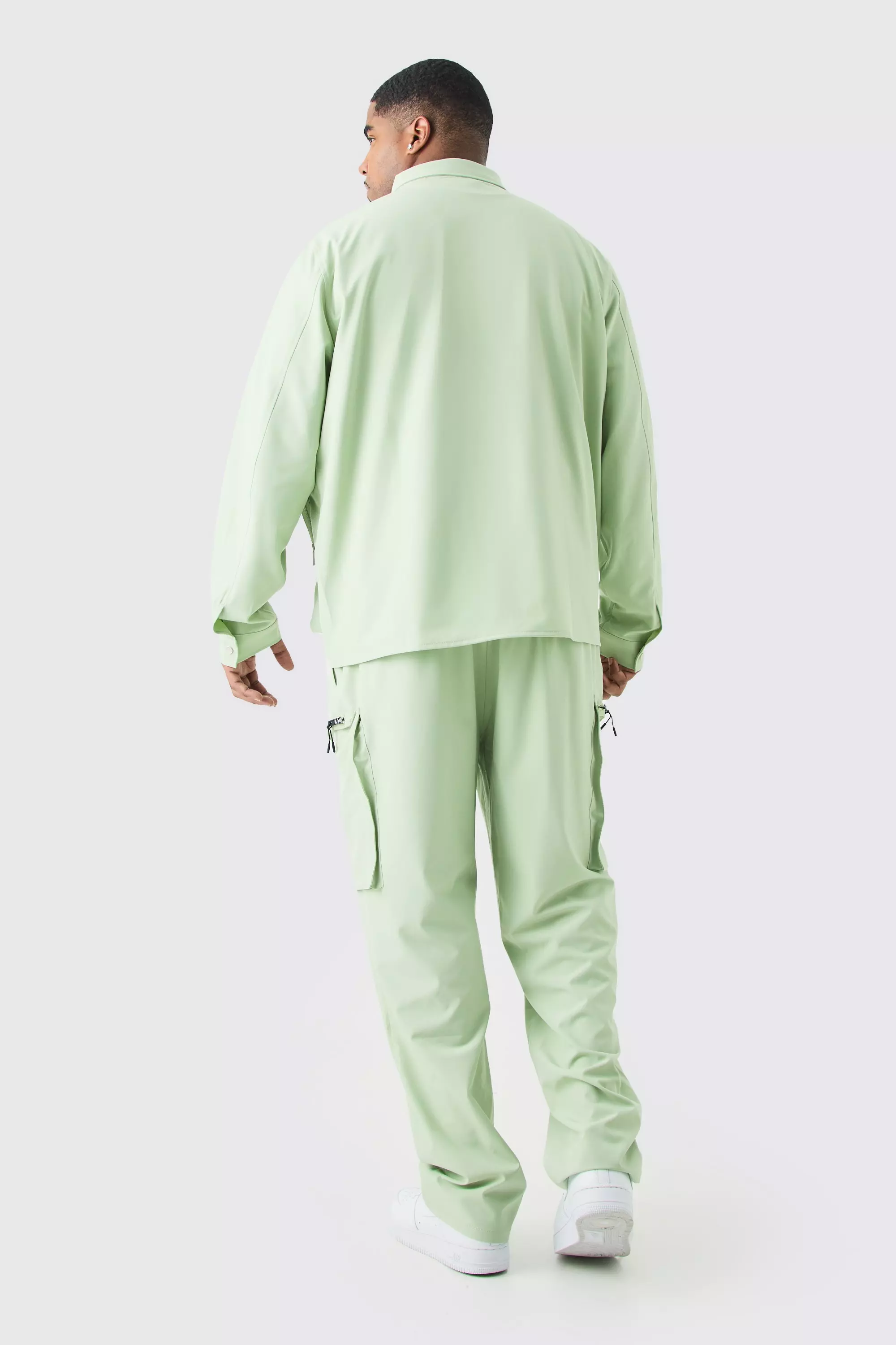 Sage Plus Technical Stretch Harrington Asymmetrical Jacket alternative image