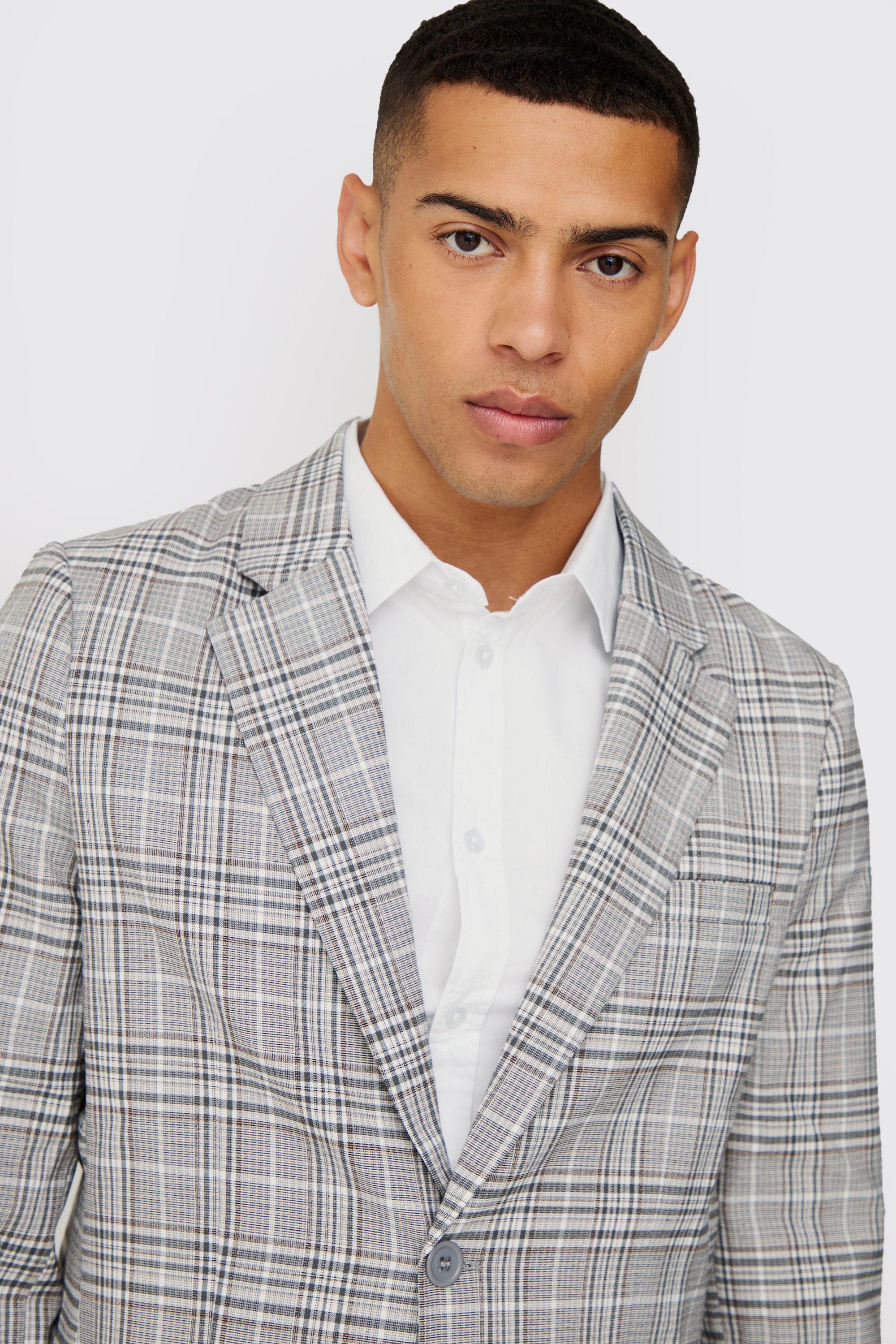 Veste de costume a carreaux hotsell