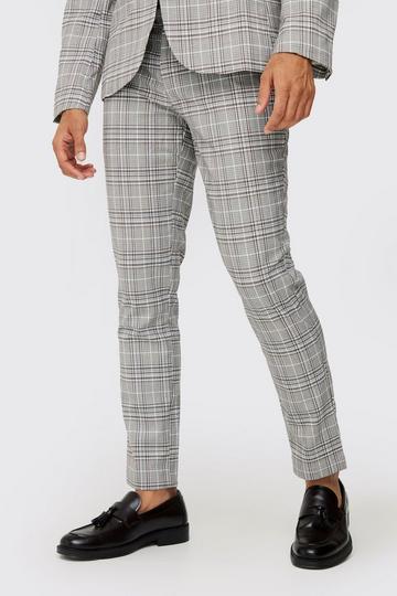 Flannel Weave Slim Fit Suit Pants natural