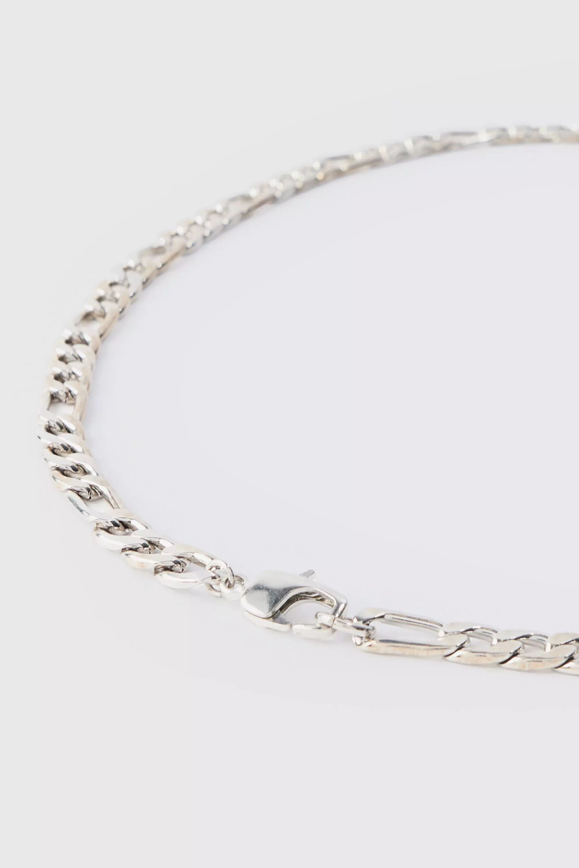 Silver Multi Layer Chain Necklace alternative image