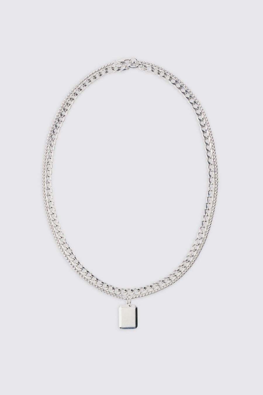 Silver Halsband med hängsmycke