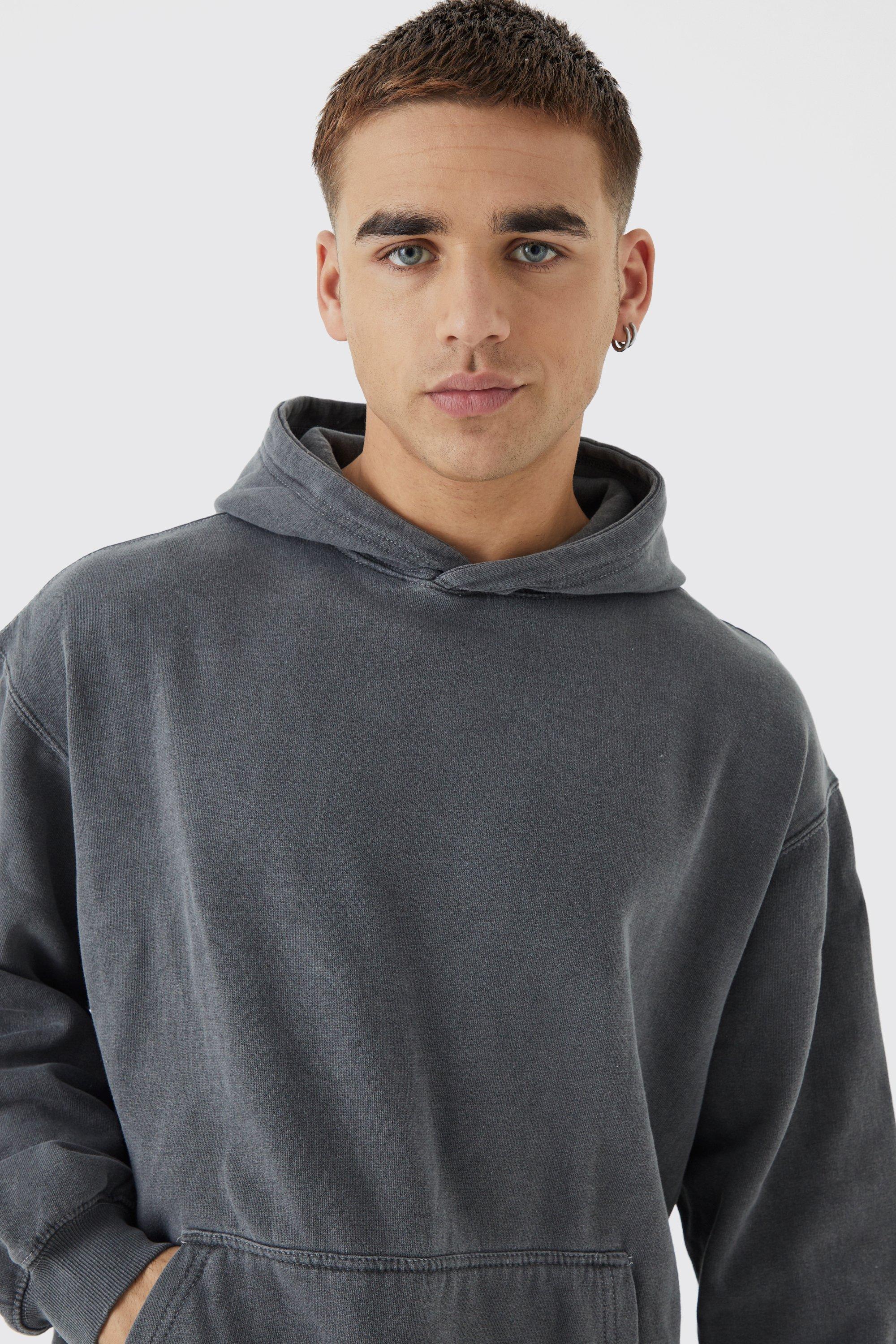 Overdye charcoal hoodie new arrivals