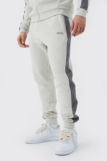 Grey Original Man Slim Tapered Joggers