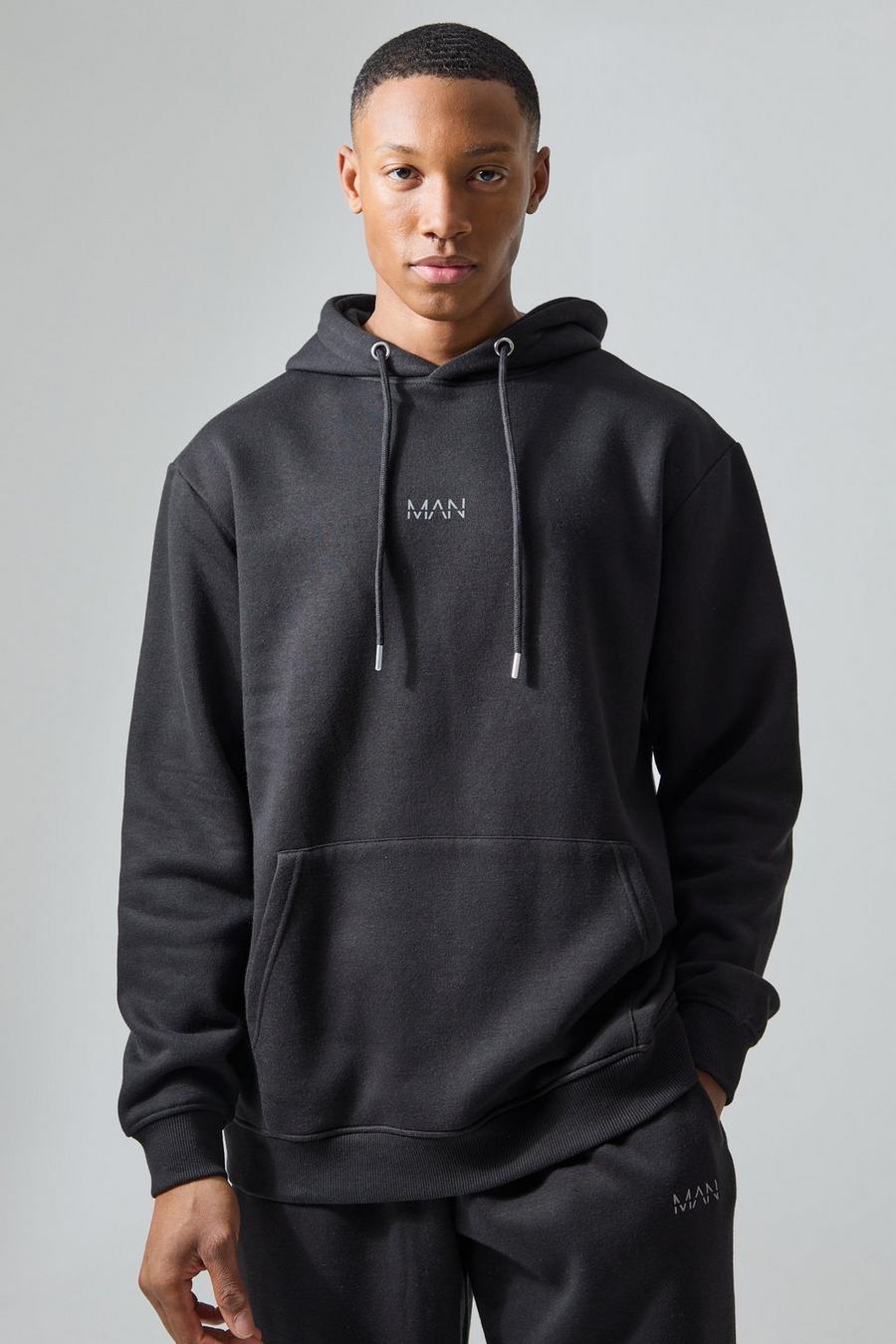 Black MAN Active Oversize hoodie image number 1