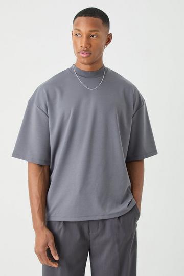 Oversized Boxy Premium Super Heavyweight T-shirt charcoal