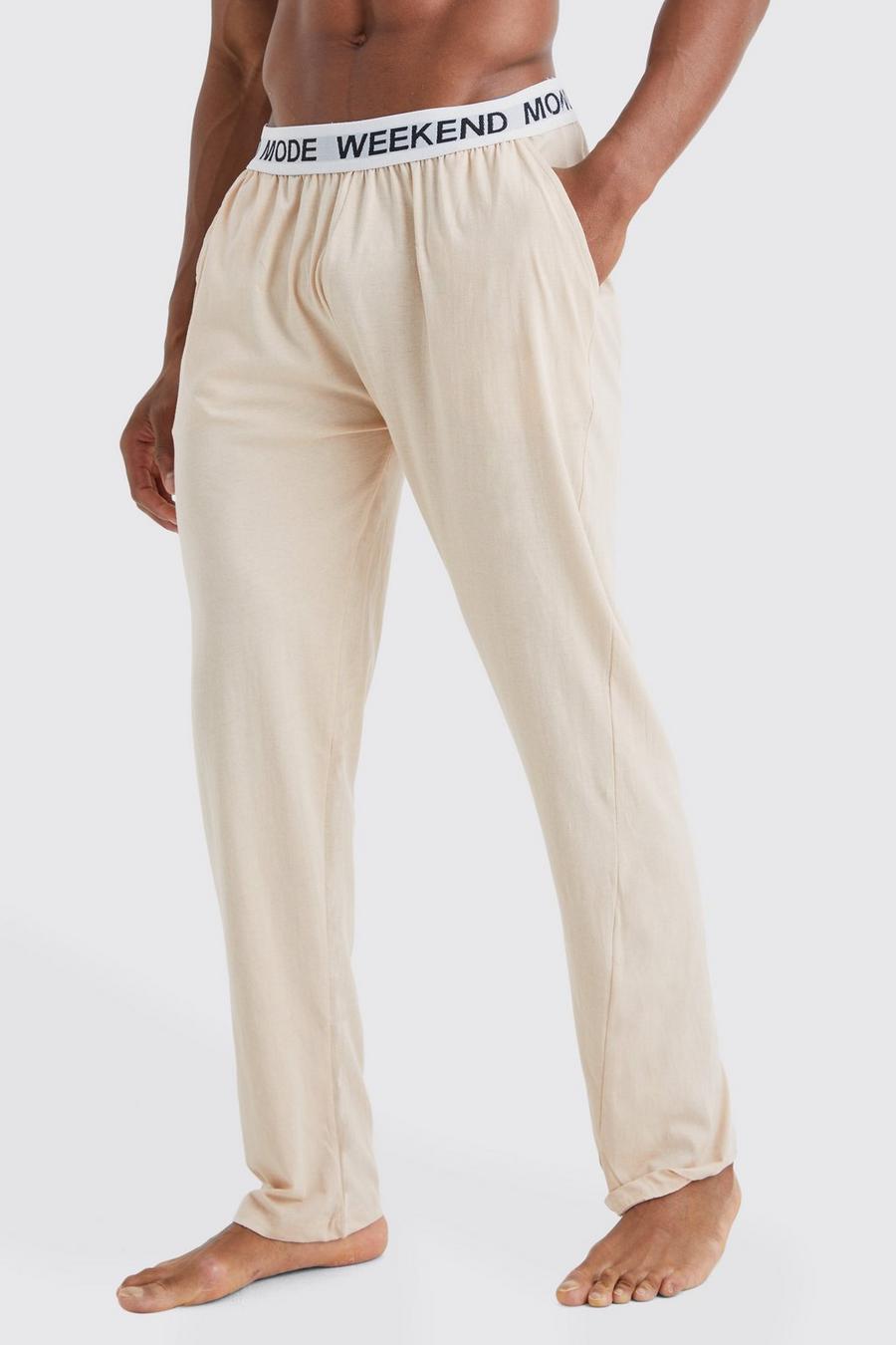 Stone Jacquard Waistband Lounge Pants image number 1