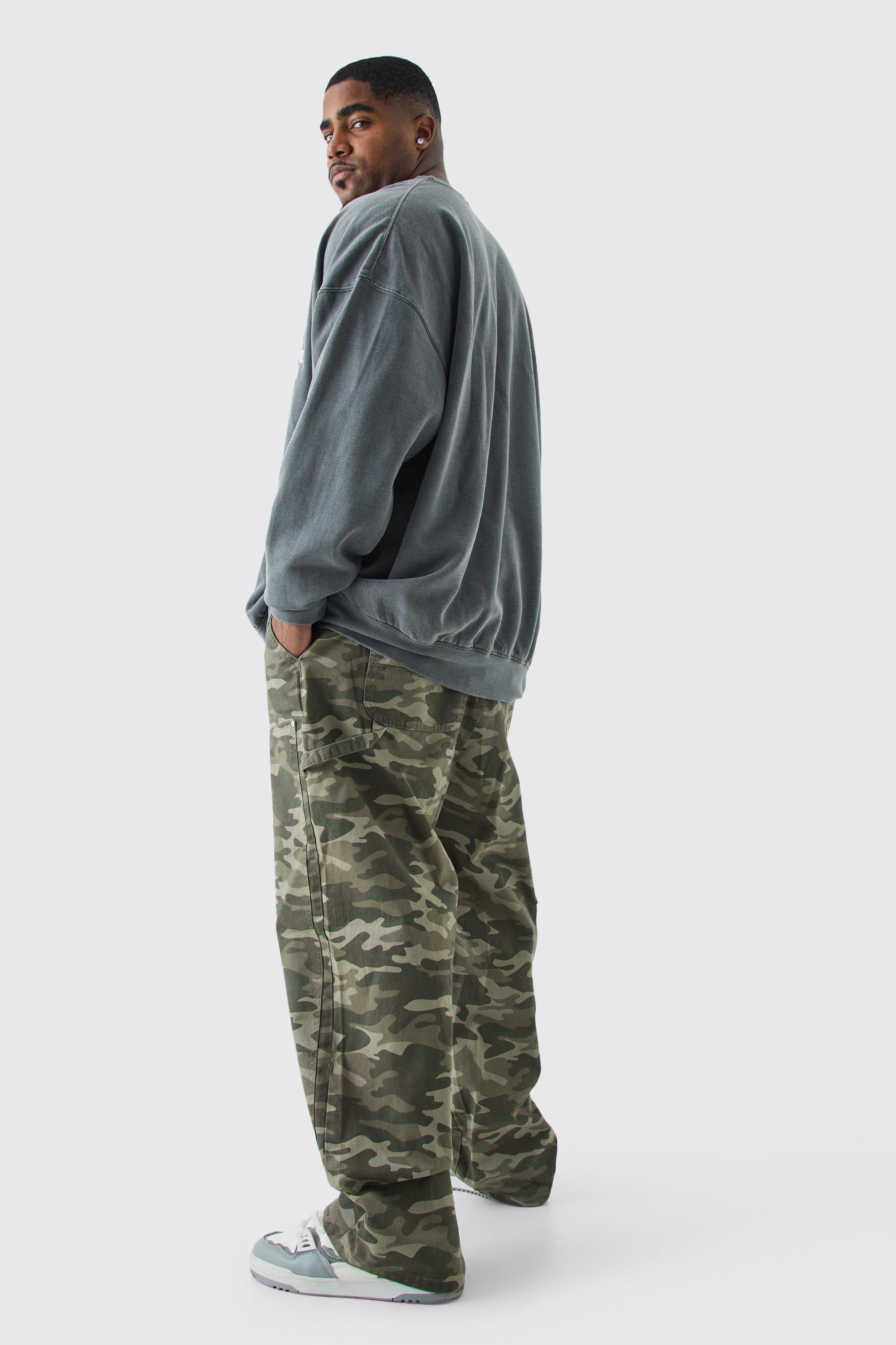 Boohoo best sale camo joggers