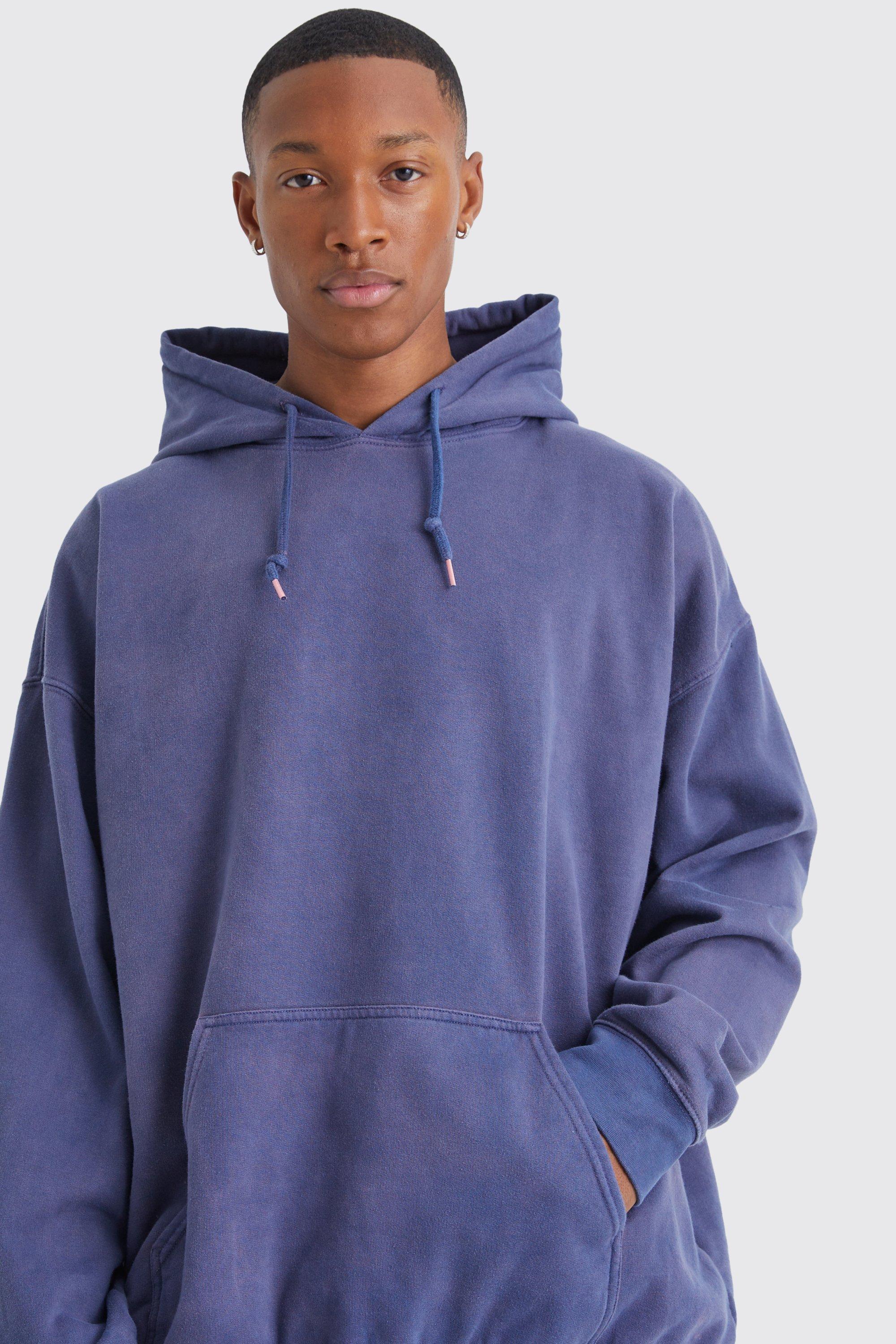 Oversized Washed Hoodie boohoo