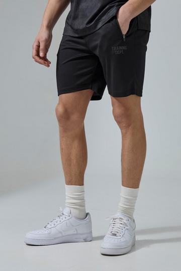 Active Training Dept (7inch) Mesh Shorts black